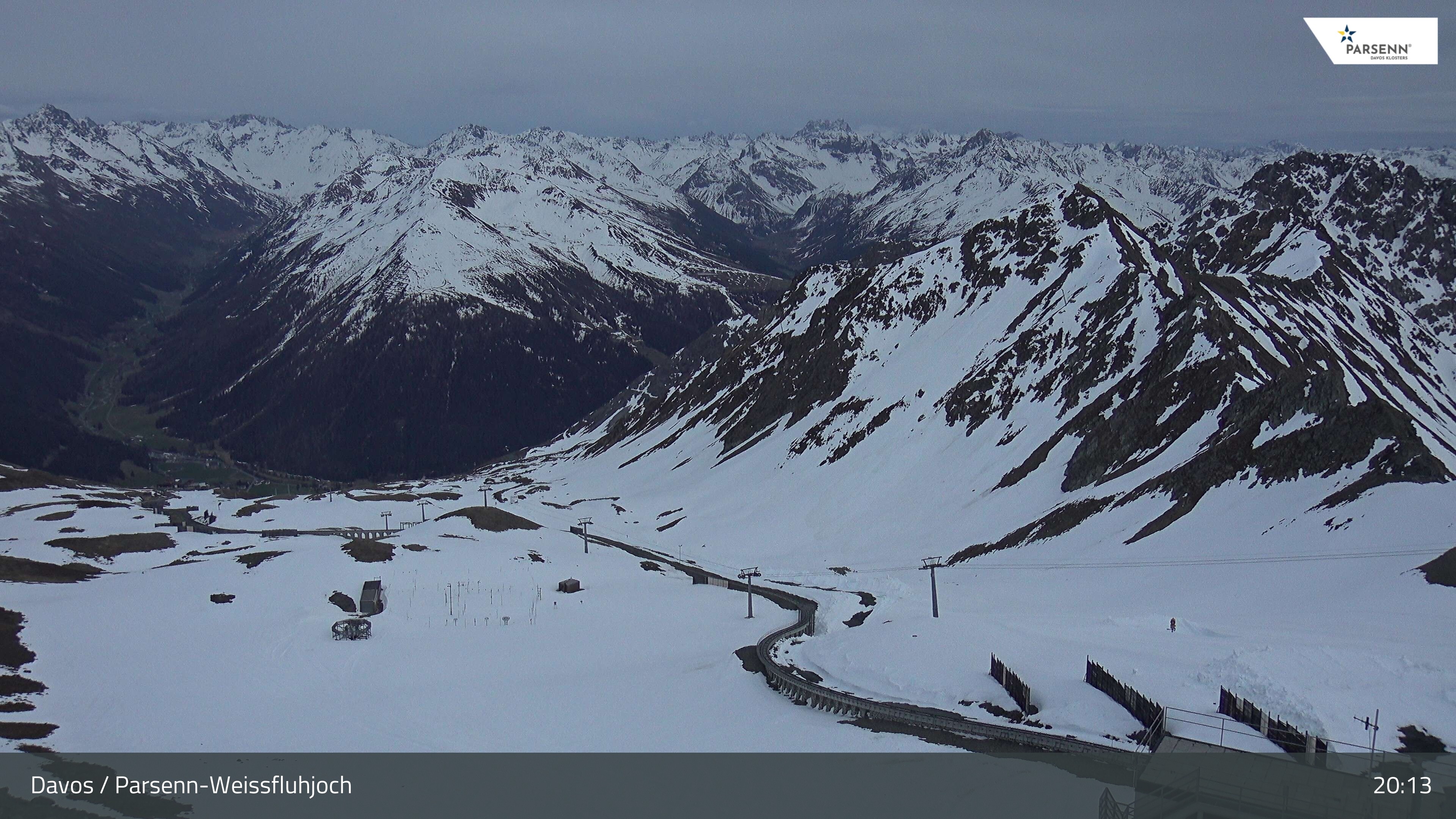 Archiv Foto Webcam Davos Klosters: Parsenn Weissfluhjoch