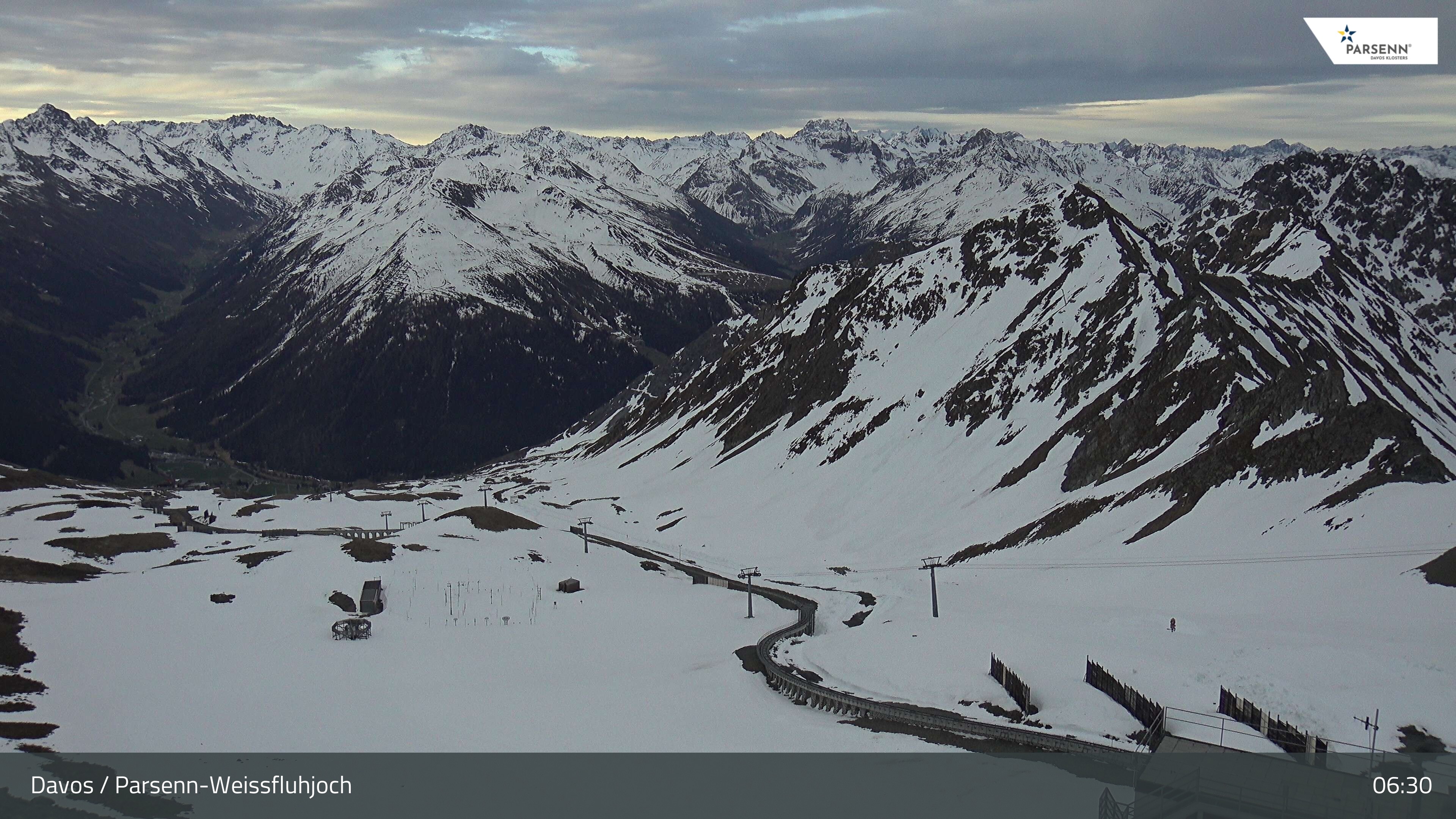 Archiv Foto Webcam Davos Klosters: Parsenn Weissfluhjoch