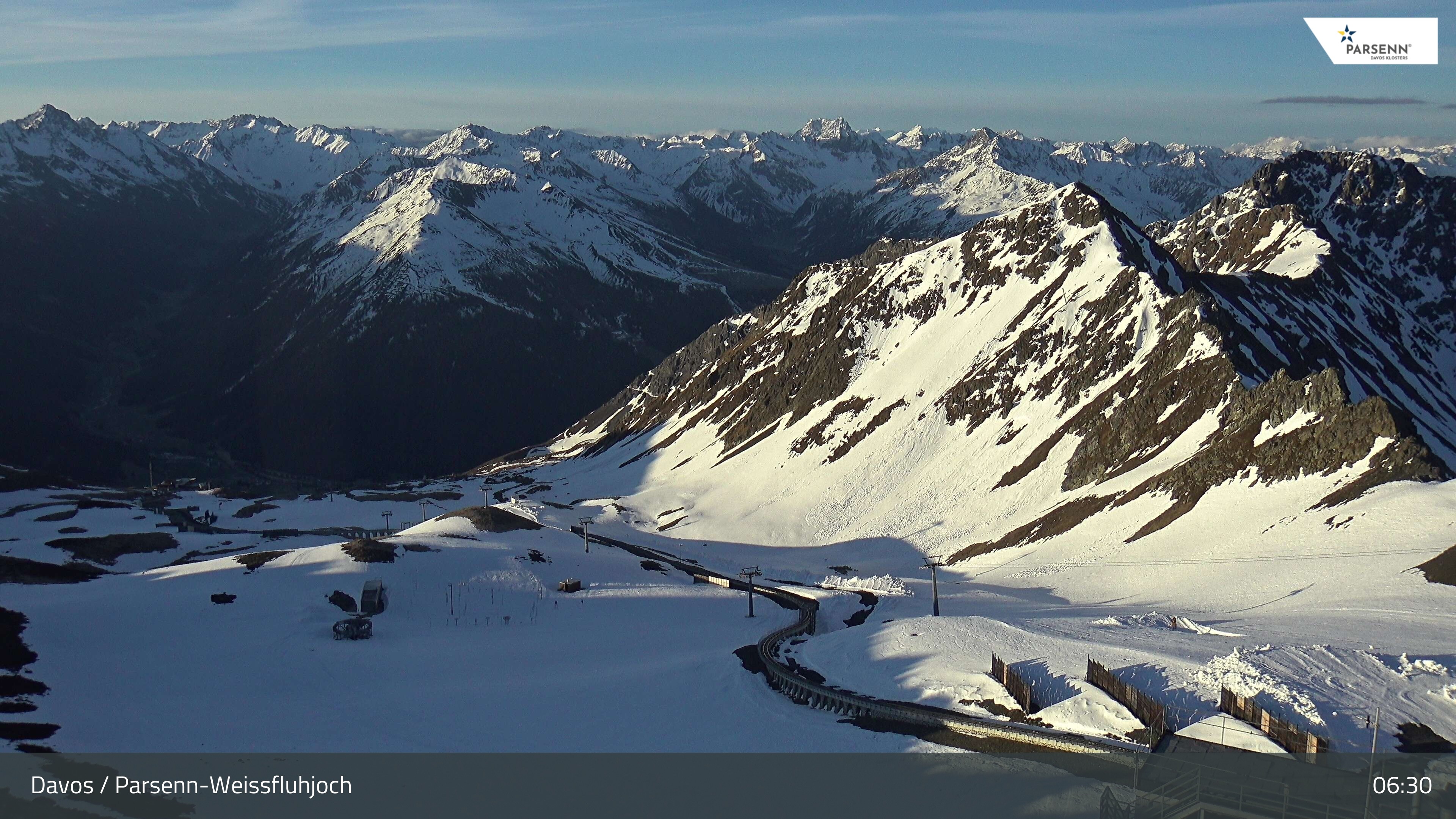 Archiv Foto Webcam Davos Klosters: Parsenn Weissfluhjoch