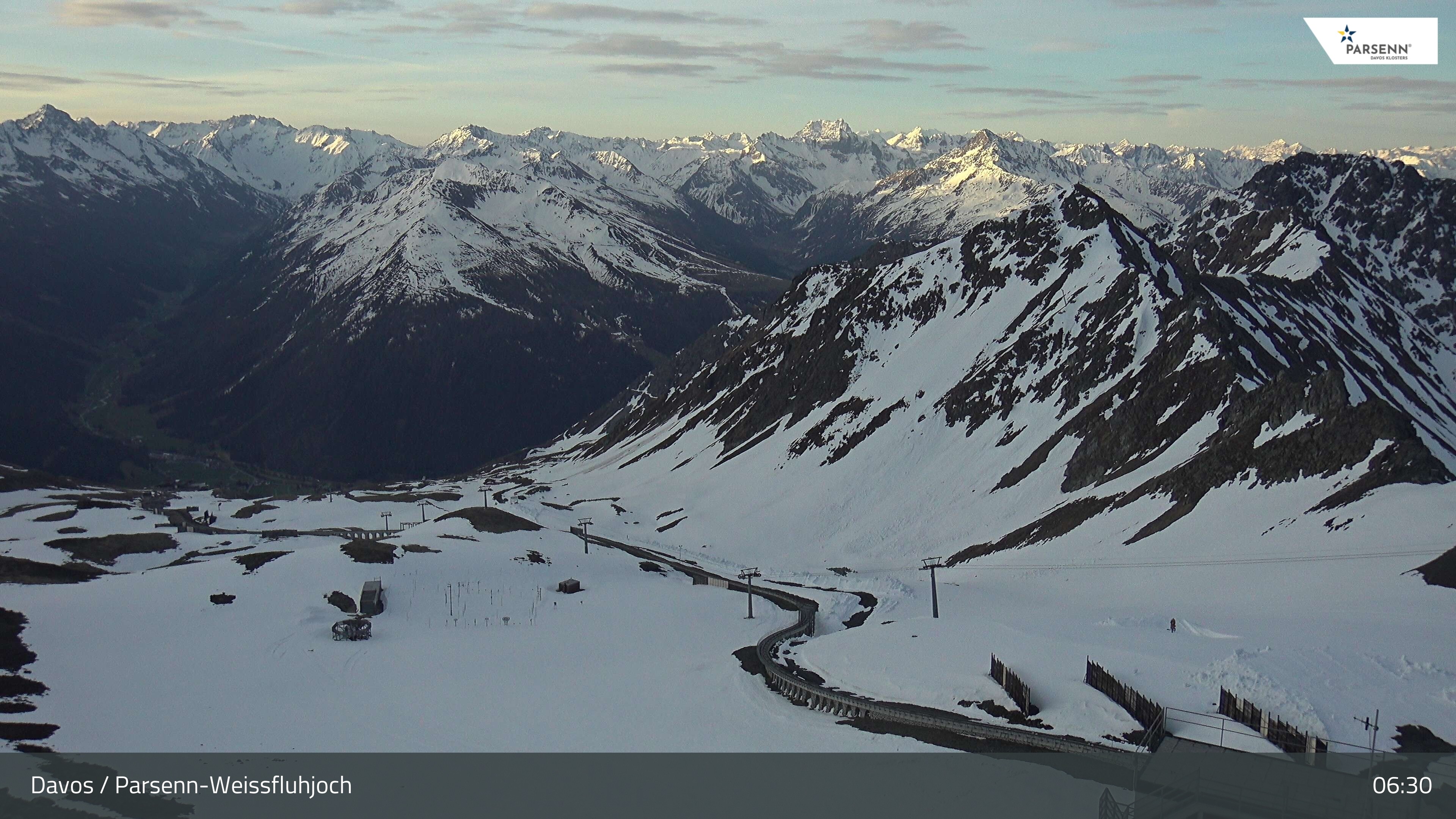Archiv Foto Webcam Davos Klosters: Parsenn Weissfluhjoch