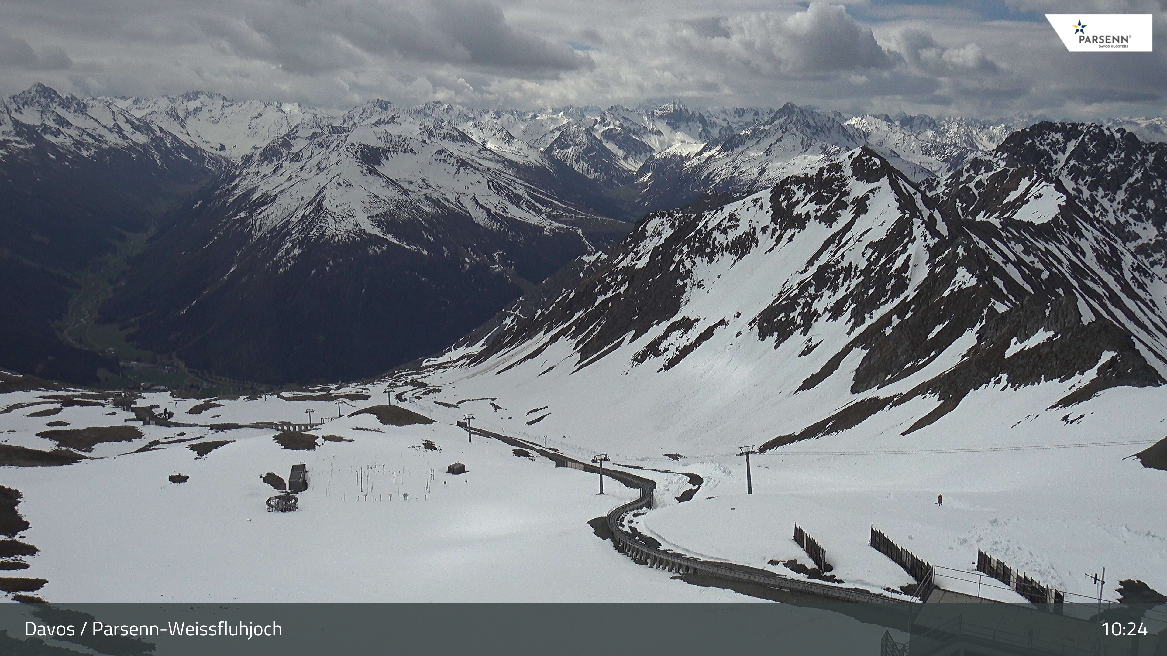 Archiv Foto Webcam Davos Klosters: Parsenn Weissfluhjoch