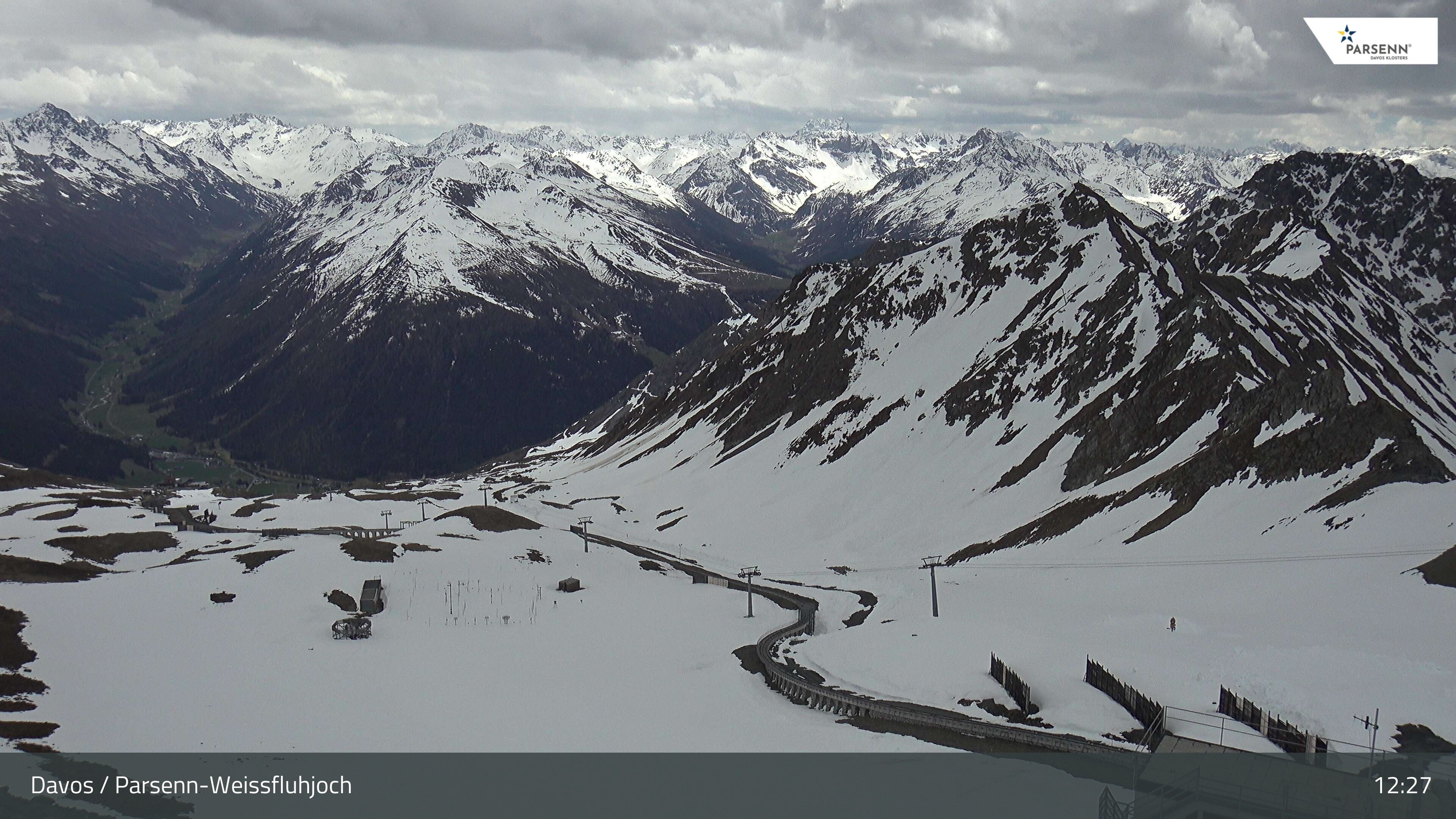 Archiv Foto Webcam Davos Klosters: Parsenn Weissfluhjoch