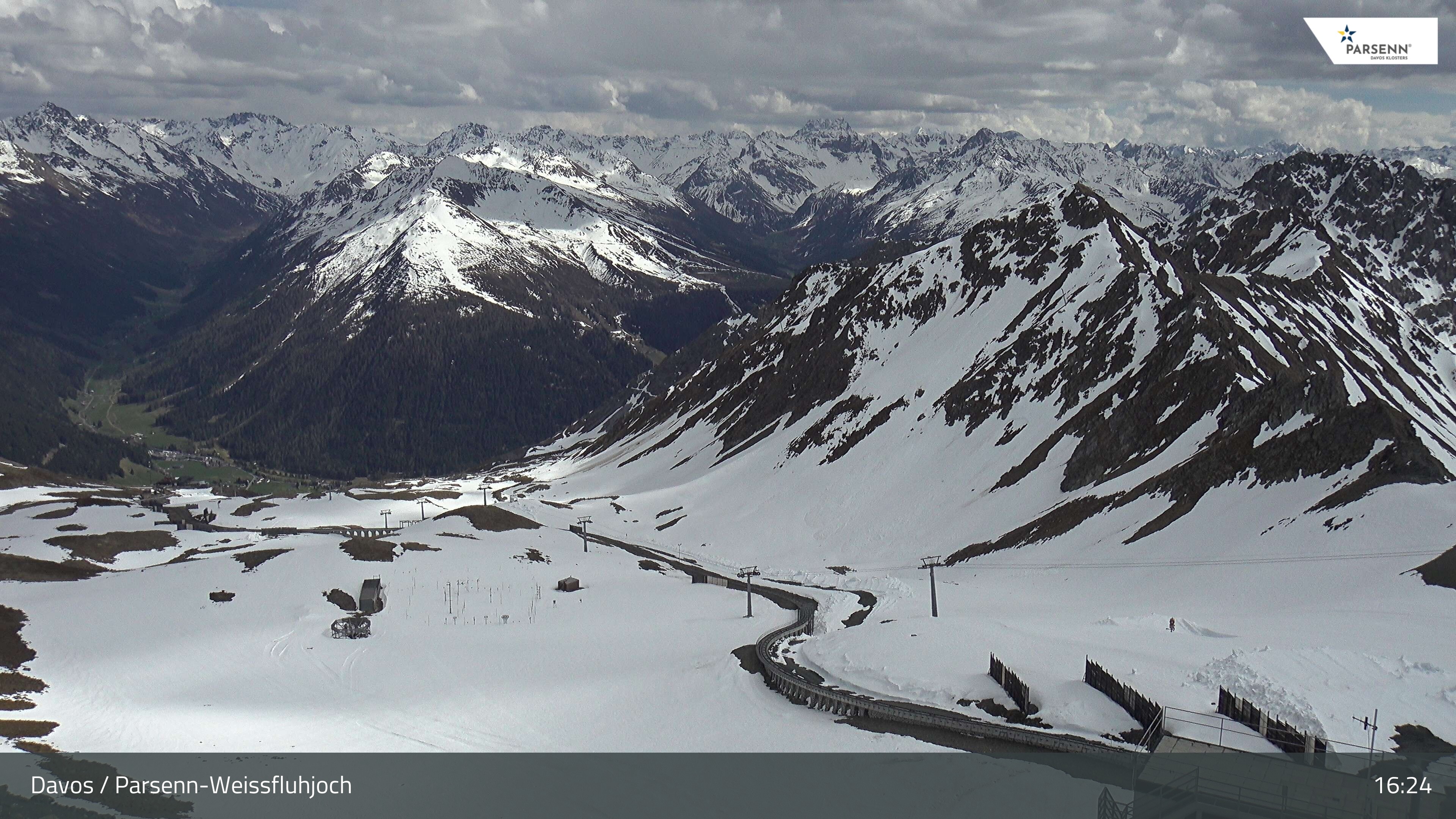 Archiv Foto Webcam Davos Klosters: Parsenn Weissfluhjoch