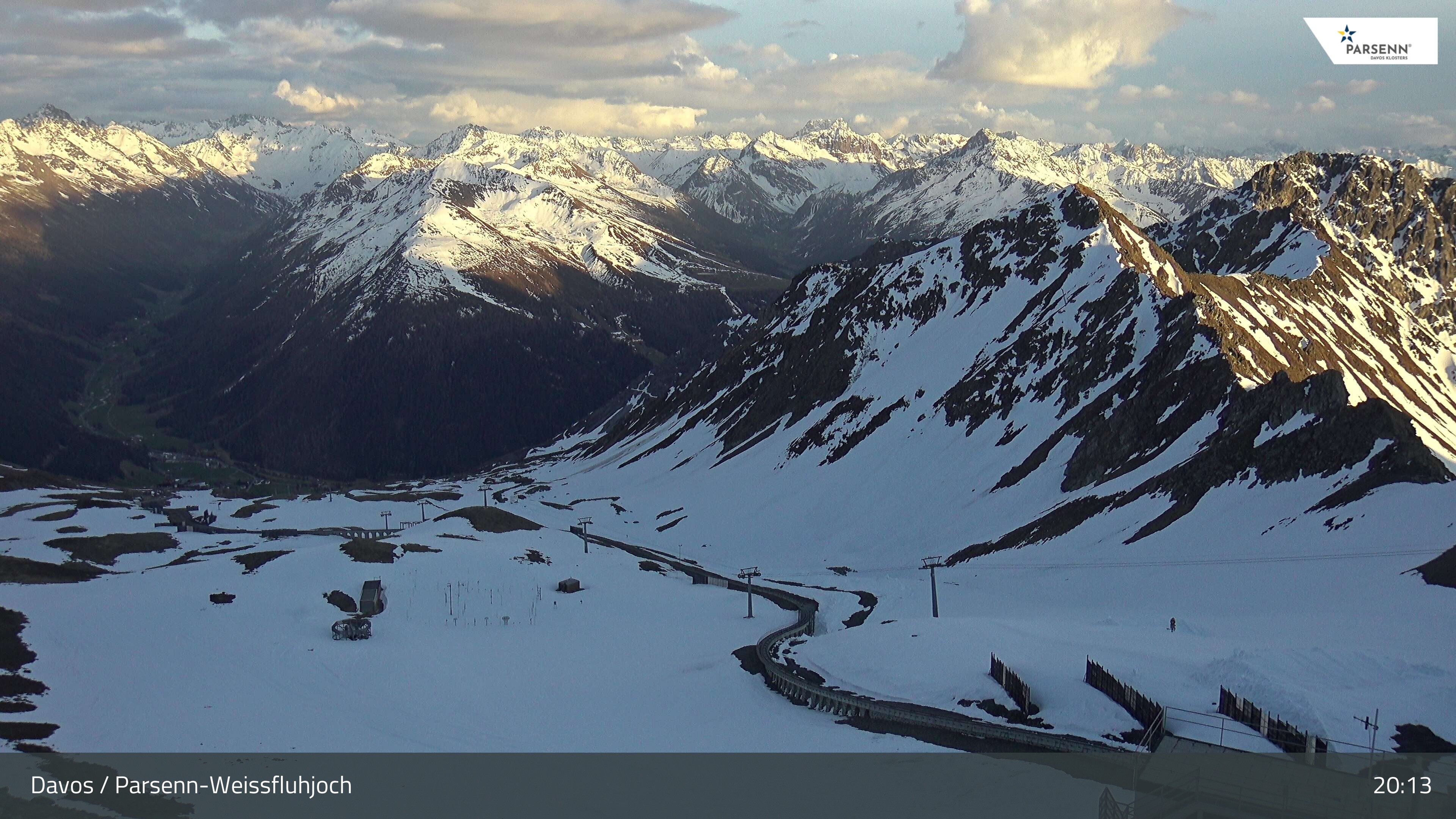 Archiv Foto Webcam Davos Klosters: Parsenn Weissfluhjoch