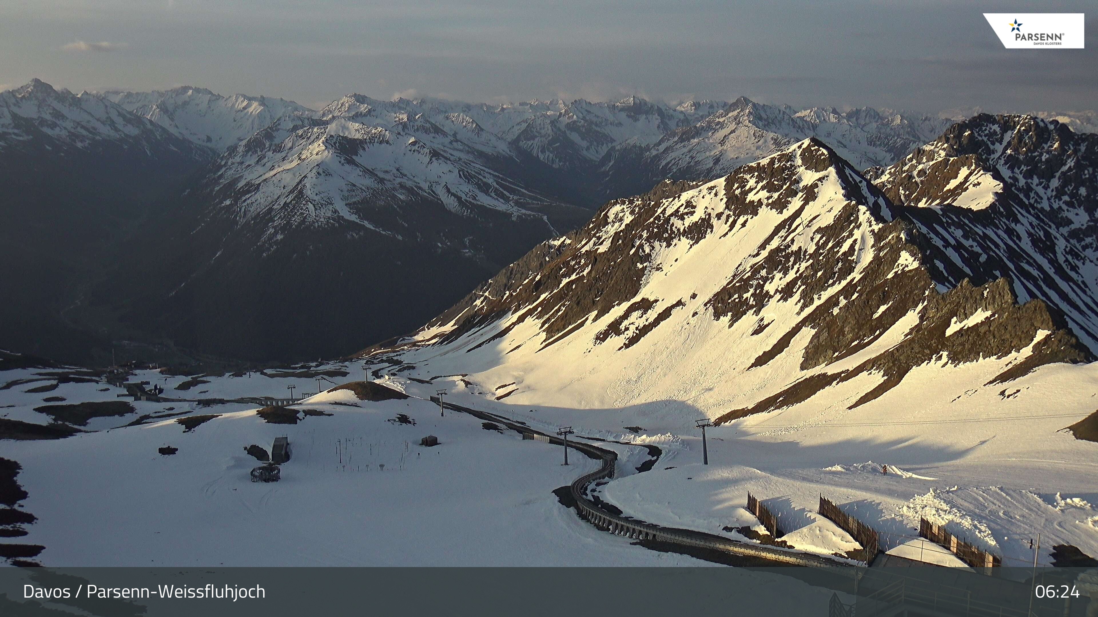 Archiv Foto Webcam Davos Klosters: Parsenn Weissfluhjoch