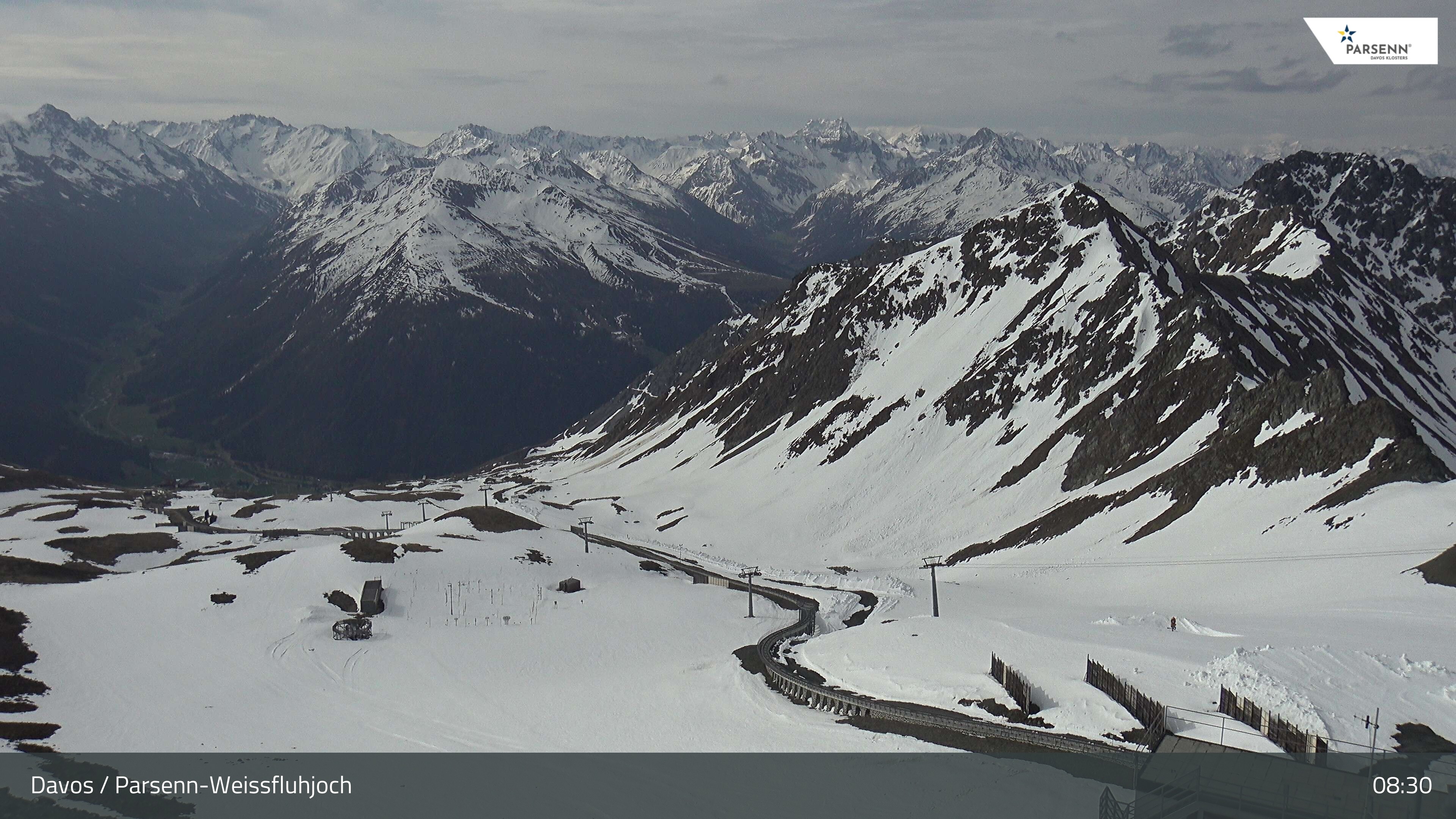 Archiv Foto Webcam Davos Klosters: Parsenn Weissfluhjoch