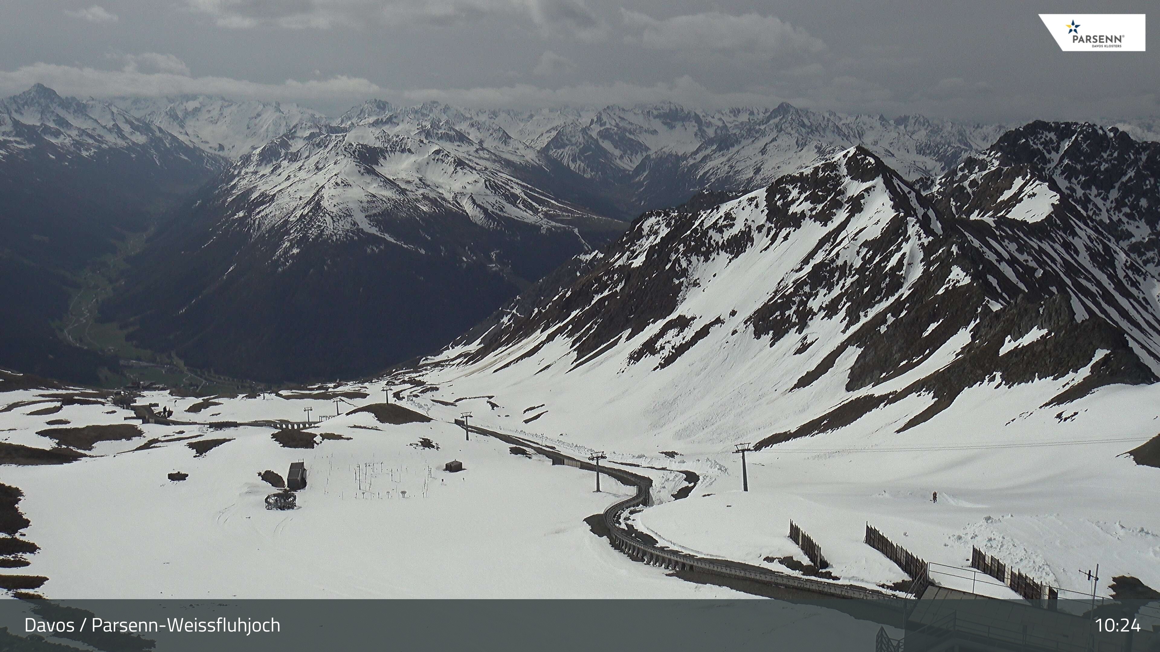 Archiv Foto Webcam Davos Klosters: Parsenn Weissfluhjoch