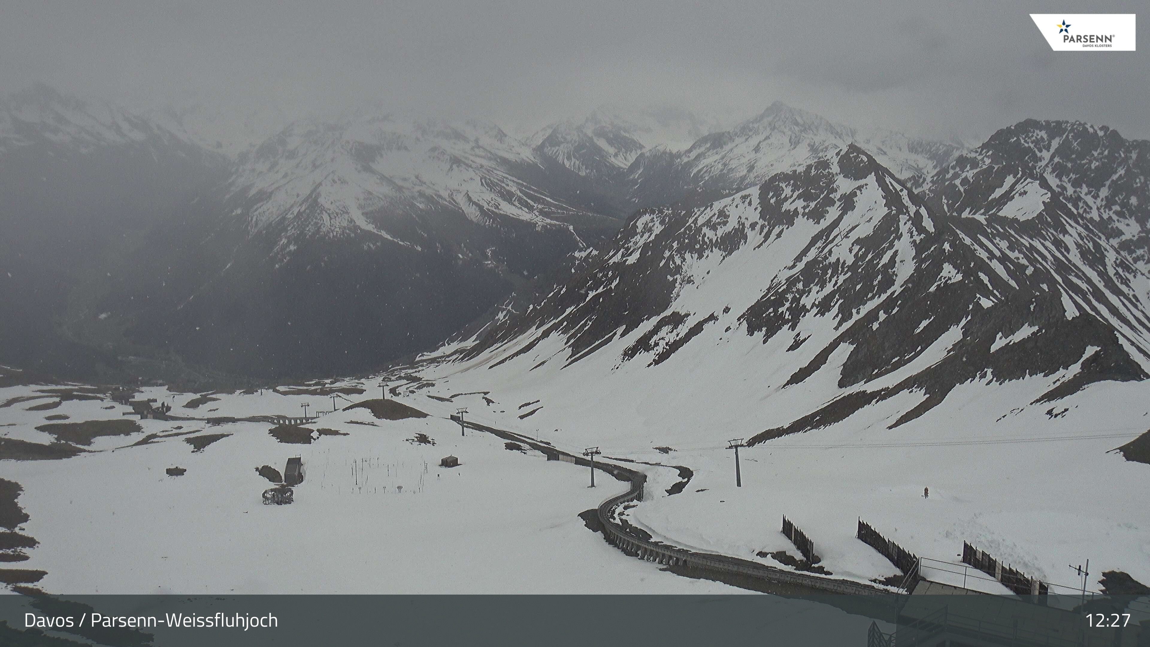Archiv Foto Webcam Davos Klosters: Parsenn Weissfluhjoch