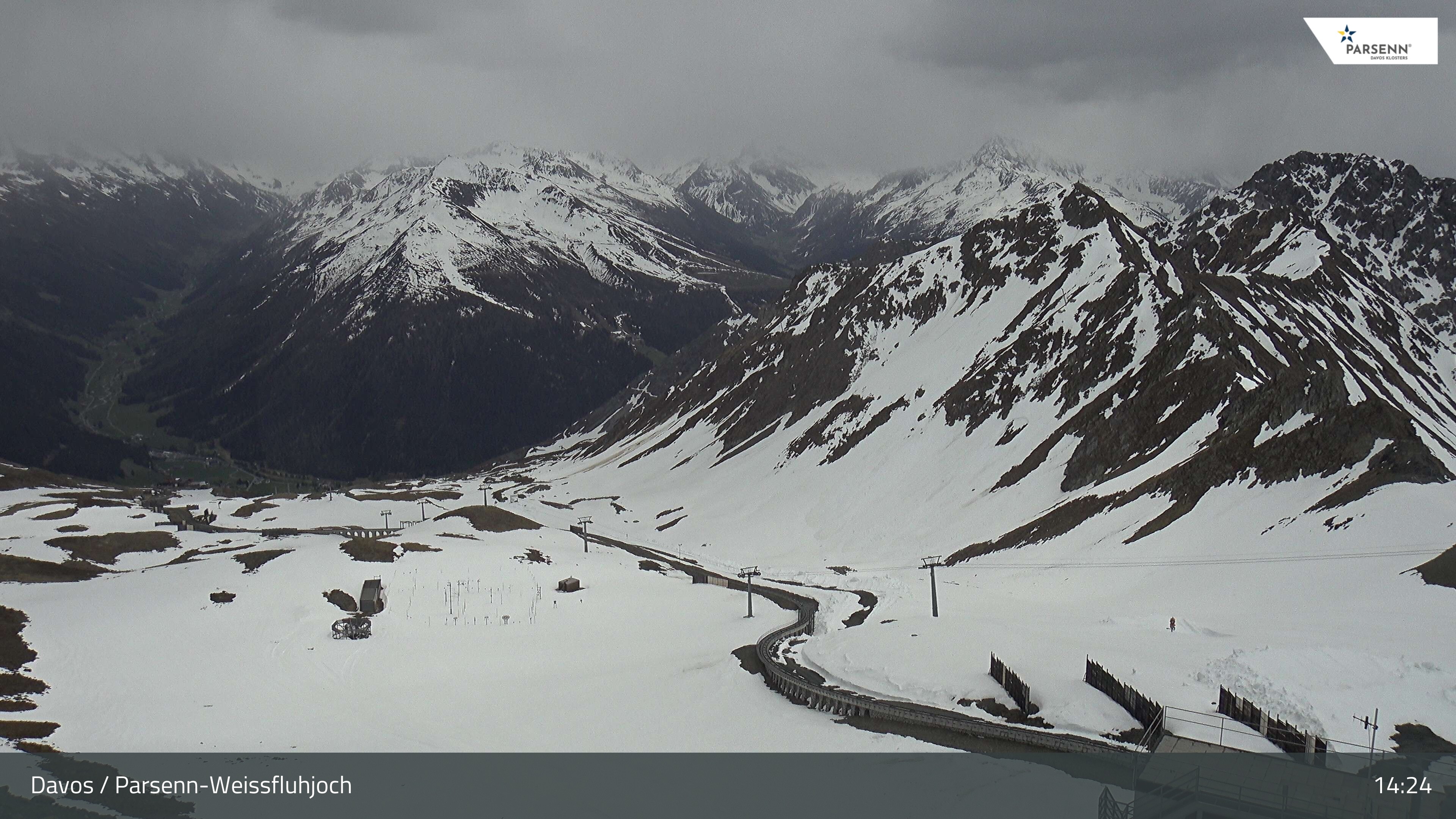 Archiv Foto Webcam Davos Klosters: Parsenn Weissfluhjoch