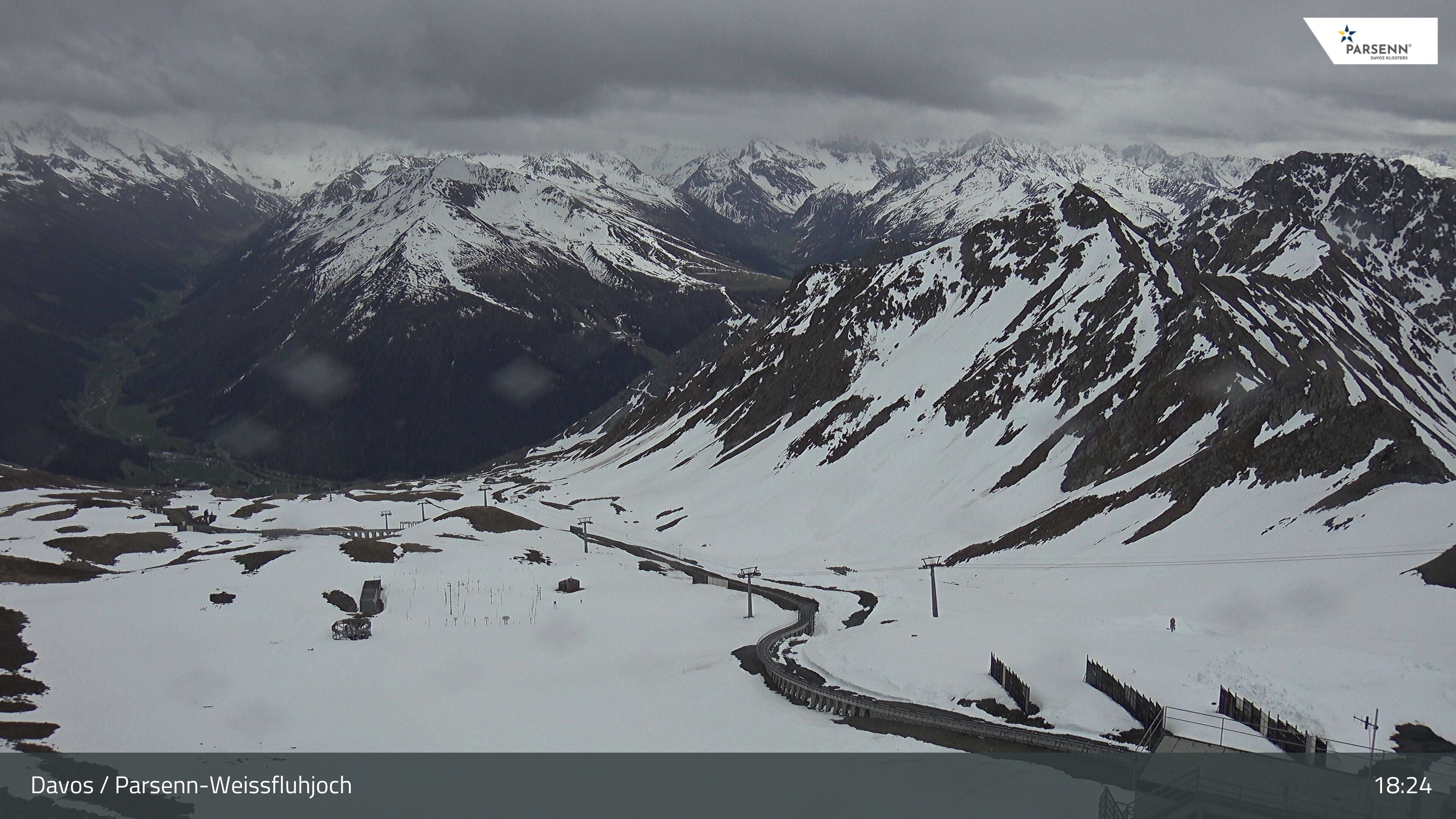 Archiv Foto Webcam Davos Klosters: Parsenn Weissfluhjoch