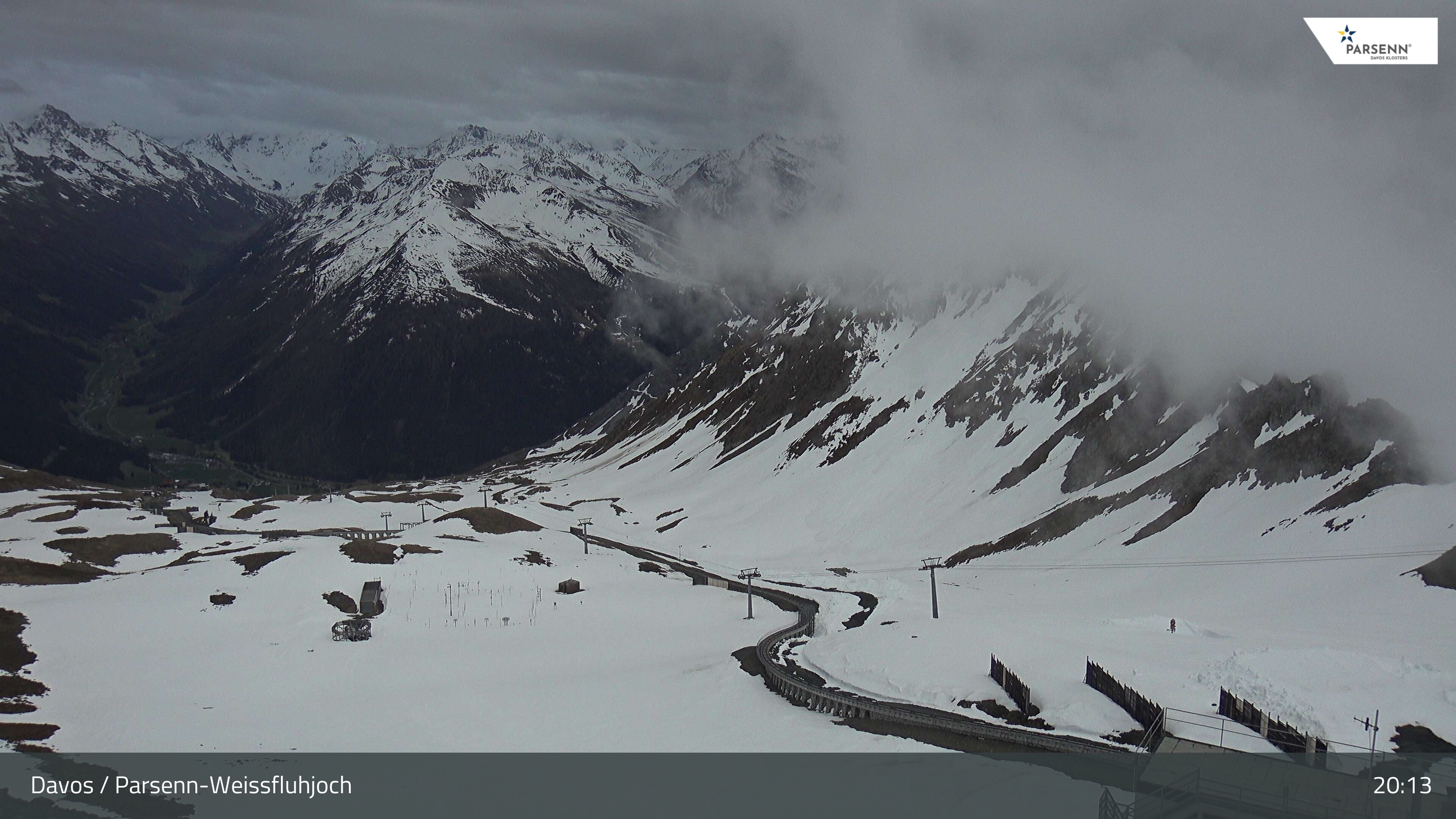 Archiv Foto Webcam Davos Klosters: Parsenn Weissfluhjoch