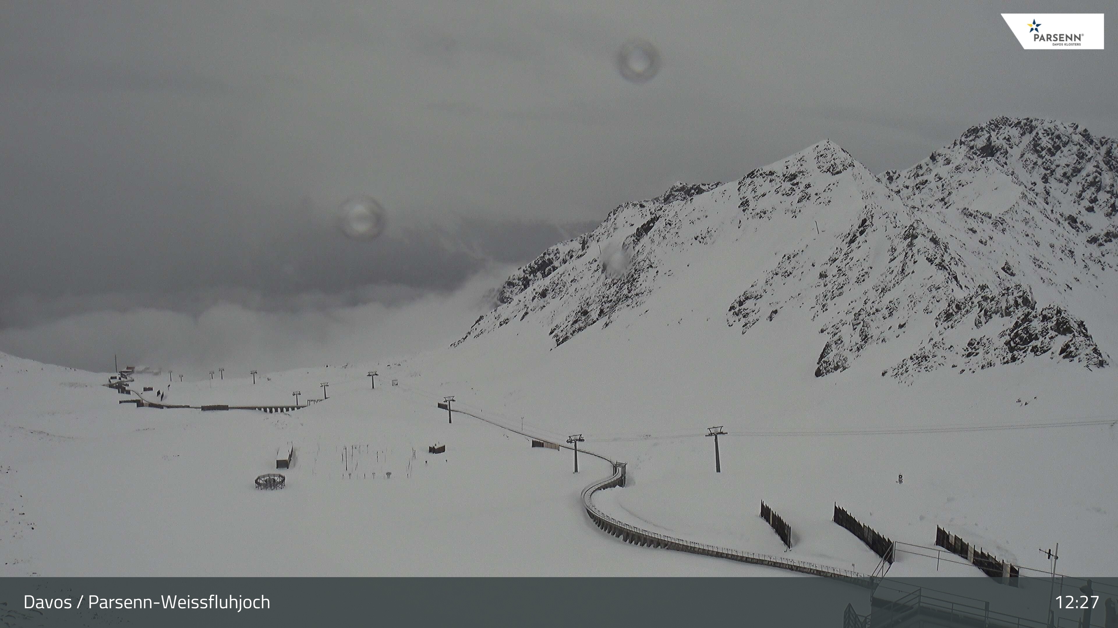 Archiv Foto Webcam Davos Klosters: Parsenn Weissfluhjoch