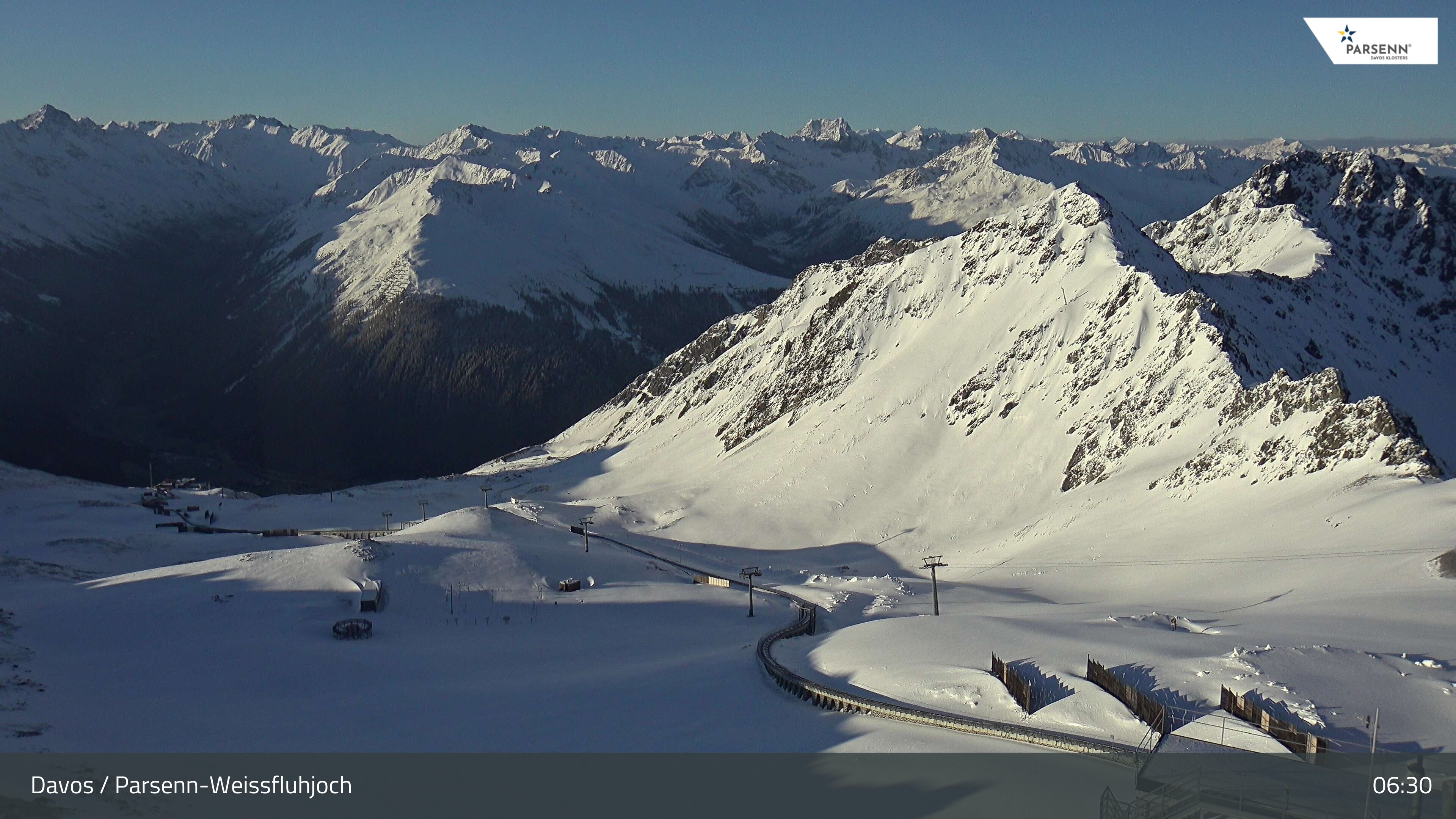 Archived image Webcam Parsenn: Blickrichtung Dorftäli
