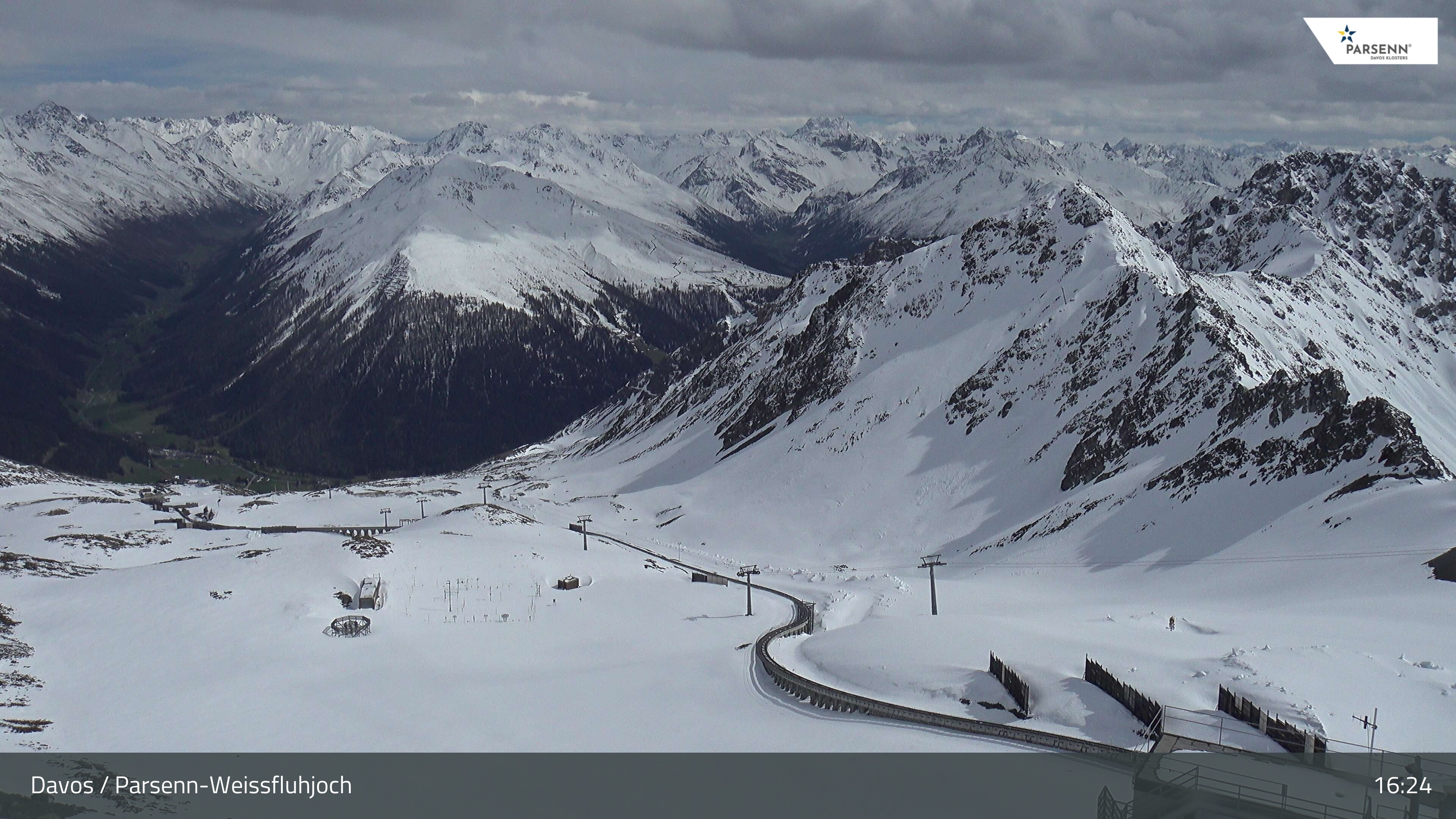 Archiv Foto Webcam Davos Klosters: Parsenn Weissfluhjoch