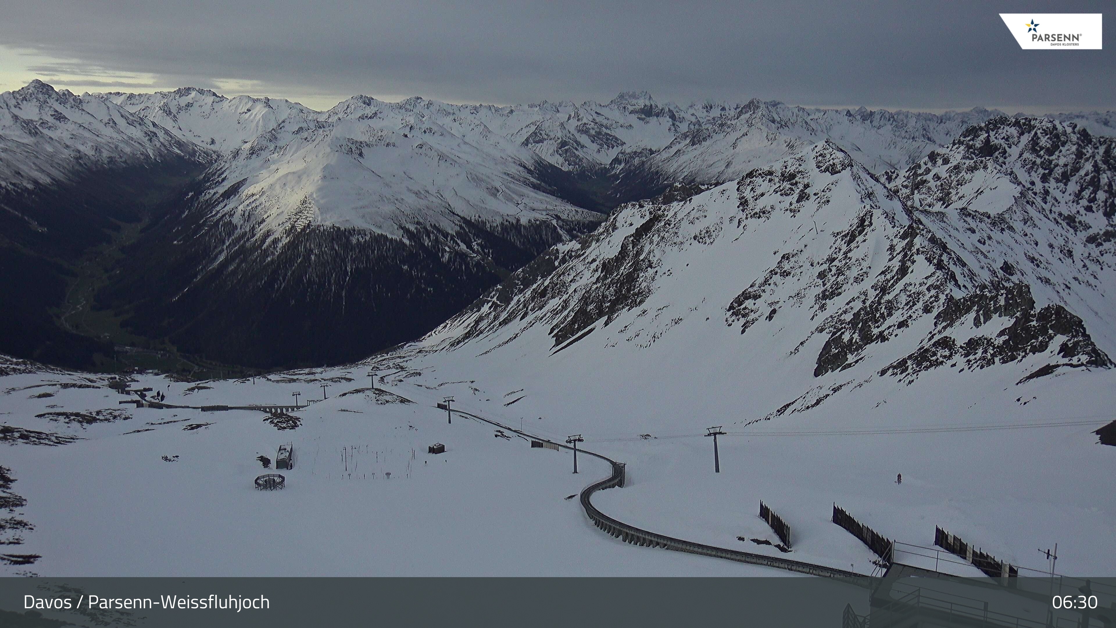 Archived image Webcam Parsenn: Blickrichtung Dorftäli