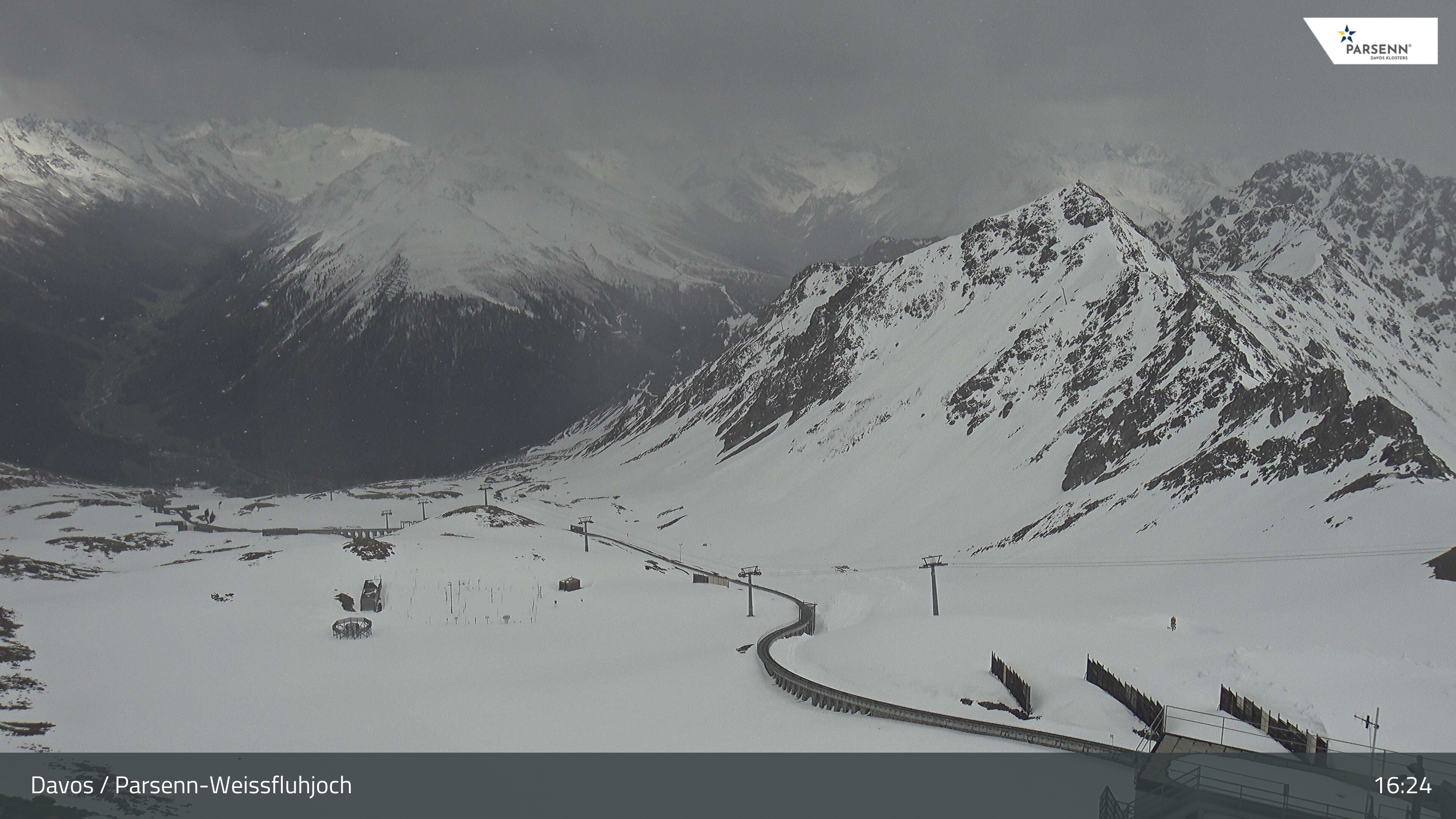 Archived image Webcam Parsenn: Blickrichtung Dorftäli