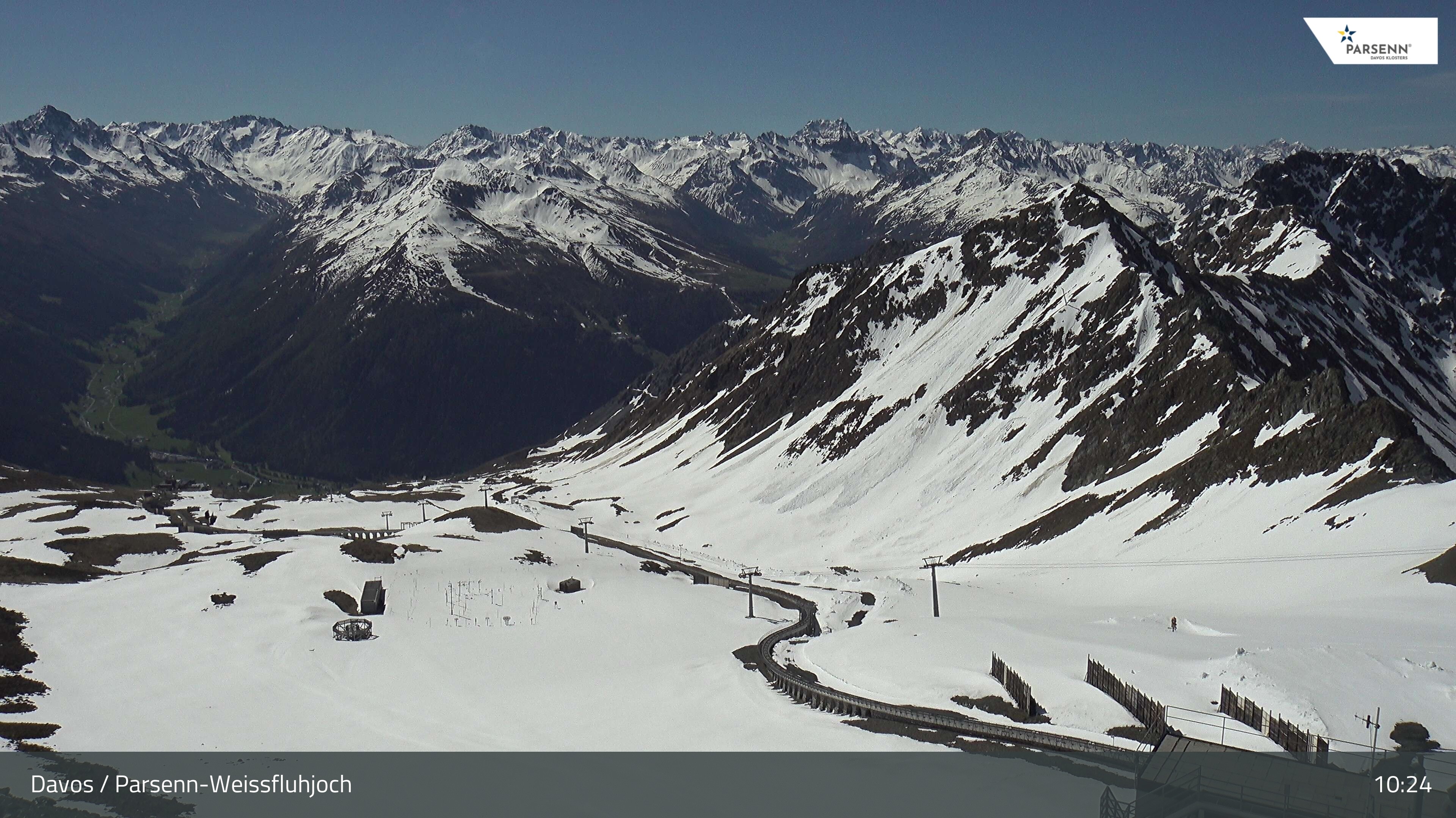 Archived image Webcam Parsenn: Blickrichtung Dorftäli