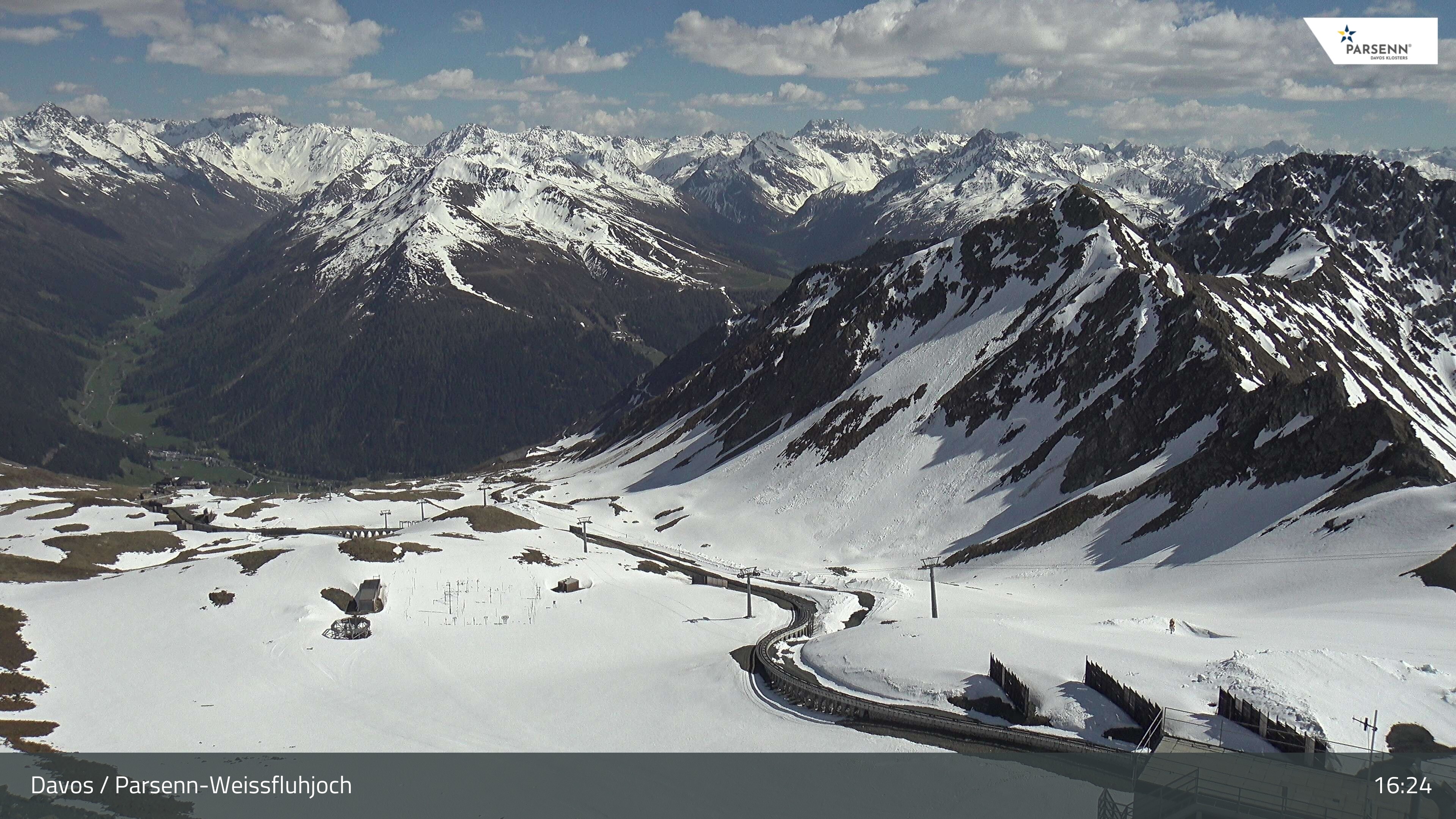 Archived image Webcam Parsenn: Blickrichtung Dorftäli