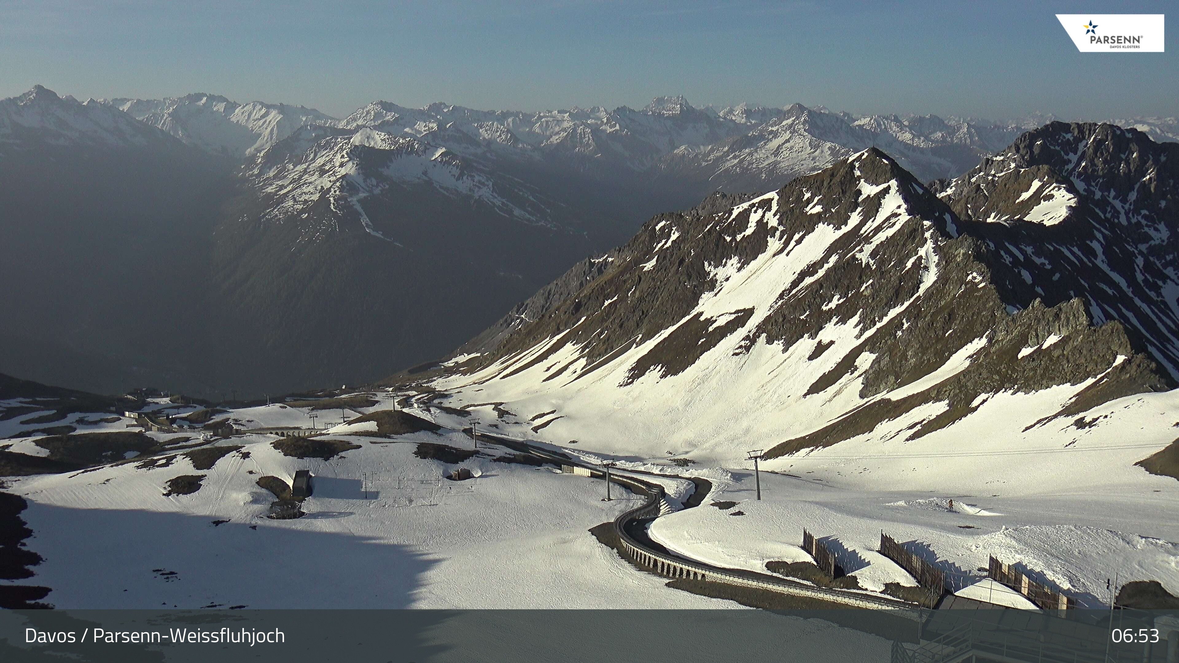 Archiv Foto Webcam Davos Klosters: Parsenn Weissfluhjoch