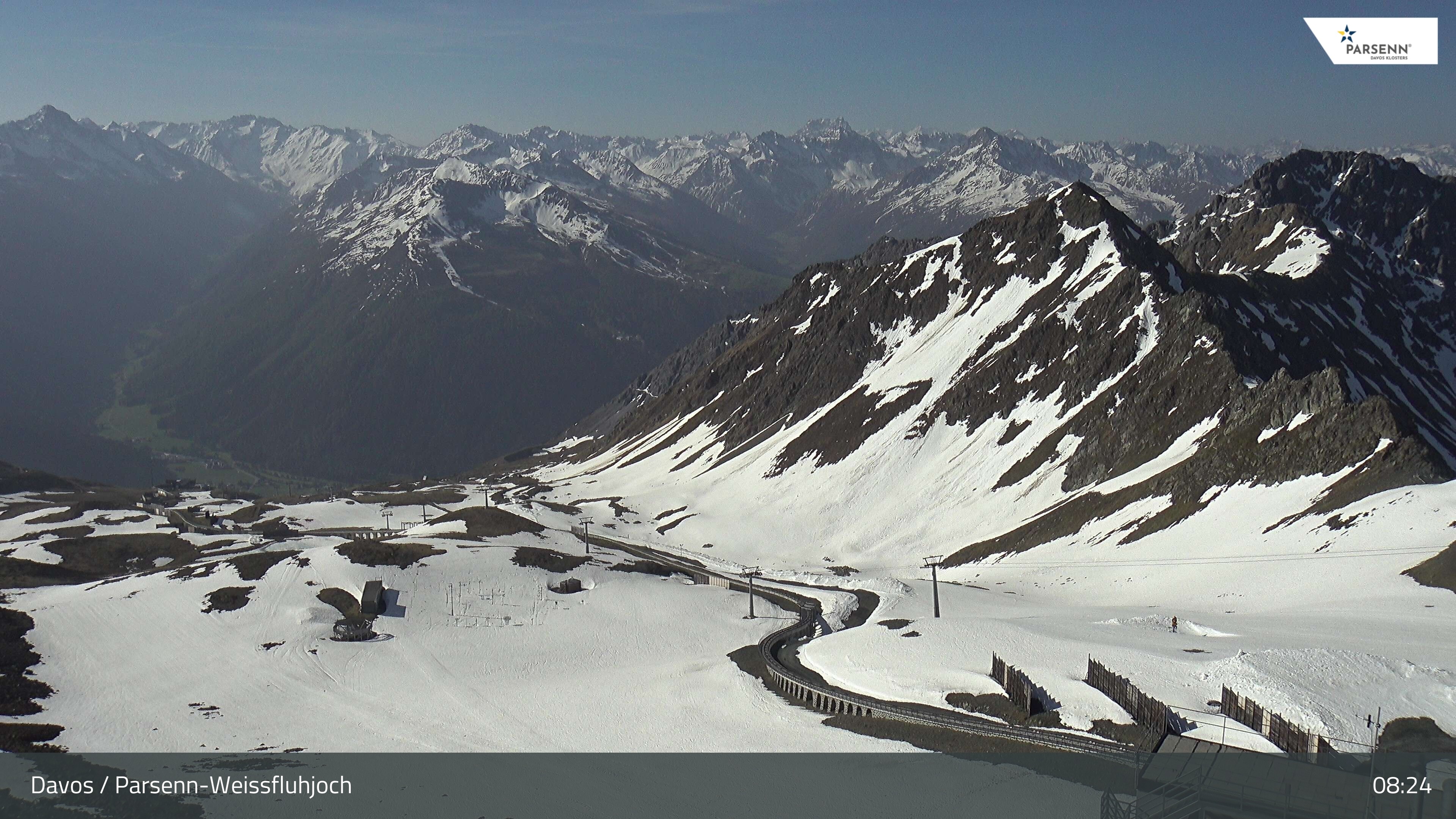 Archiv Foto Webcam Davos Klosters: Parsenn Weissfluhjoch