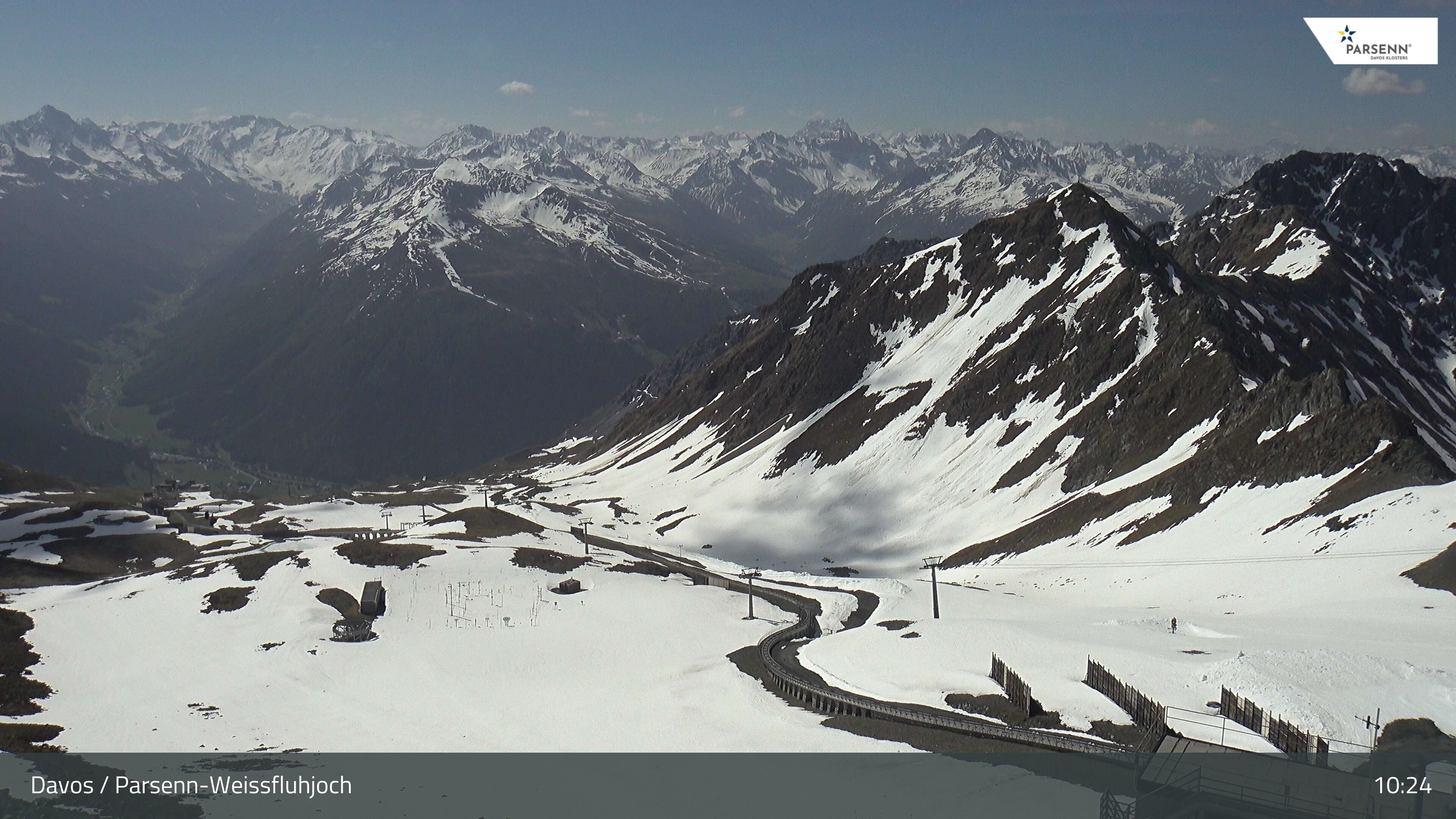 Archiv Foto Webcam Davos Klosters: Parsenn Weissfluhjoch