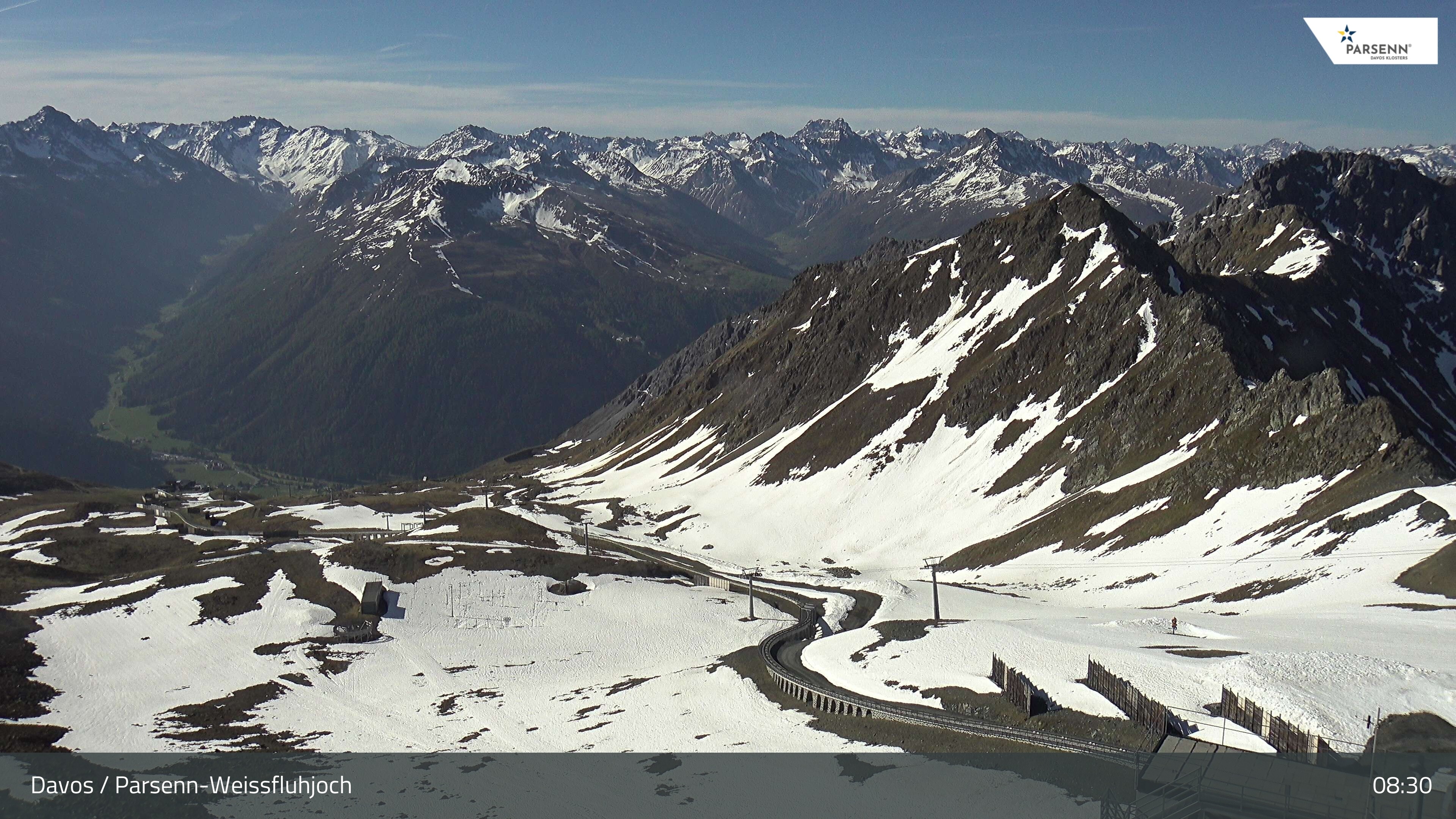Archived image Webcam Parsenn: Blickrichtung Dorftäli