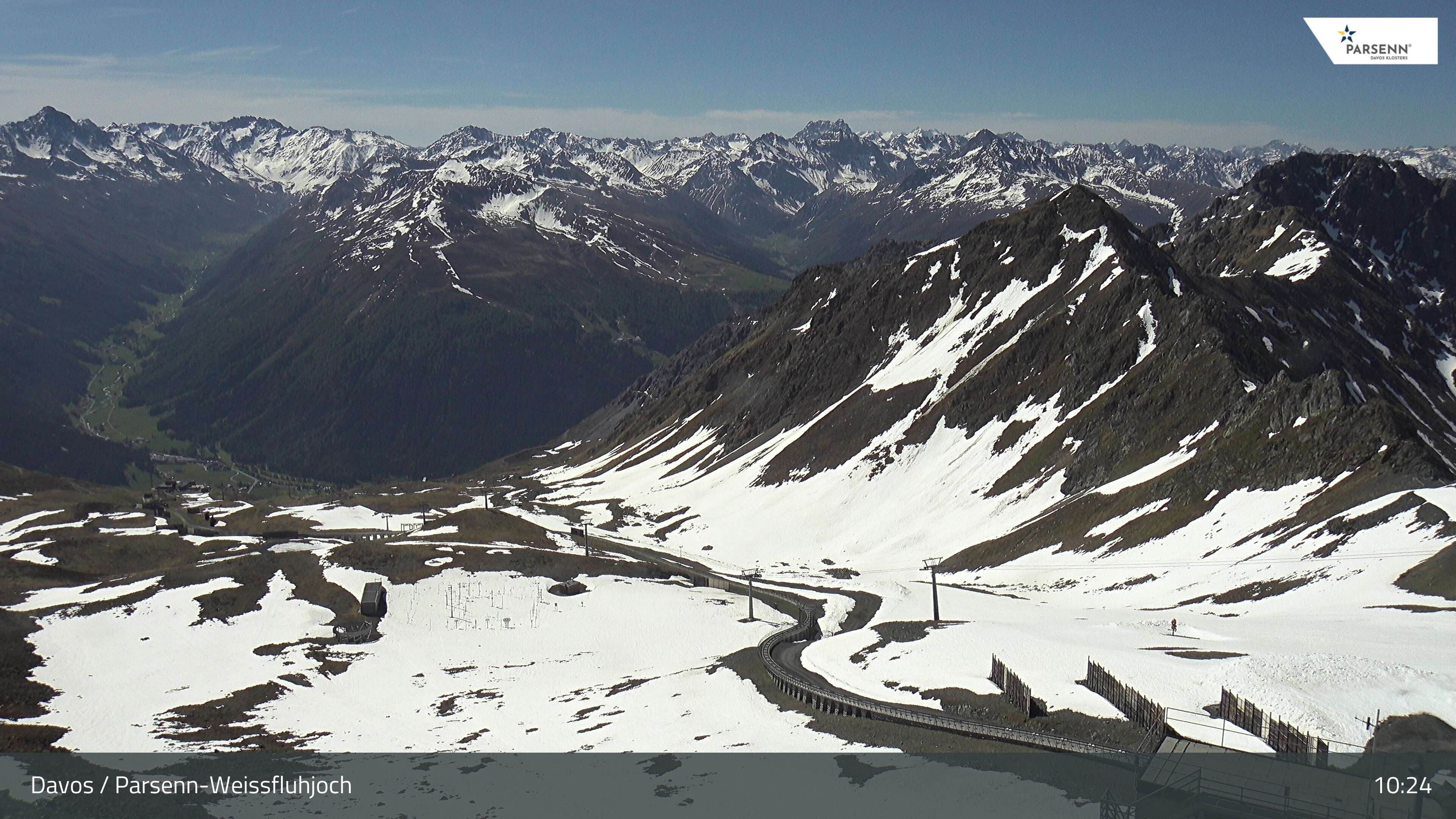 Archived image Webcam Parsenn: Blickrichtung Dorftäli