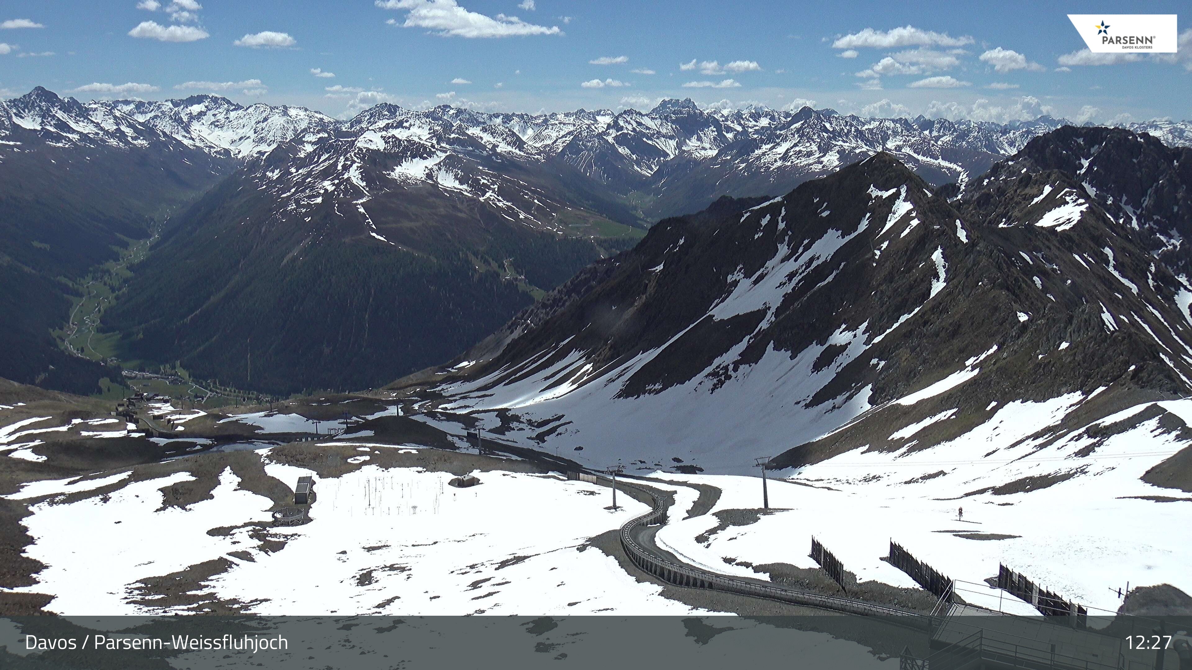 Archived image Webcam Parsenn: Blickrichtung Dorftäli