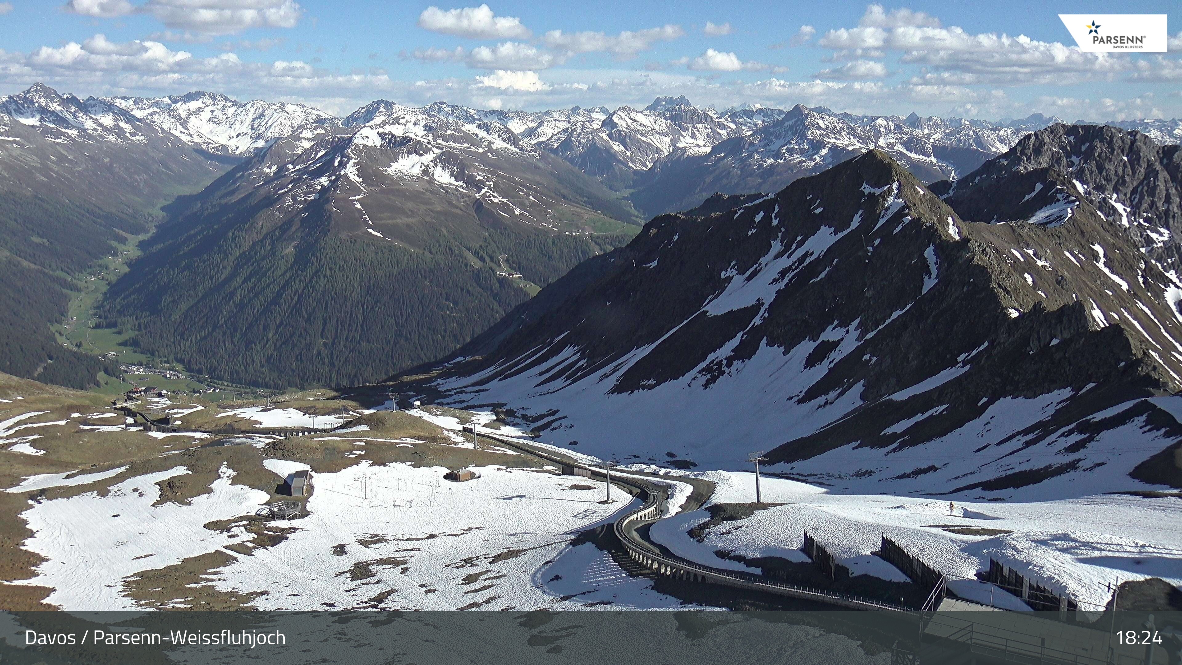 Archiv Foto Webcam Davos Klosters: Parsenn Weissfluhjoch