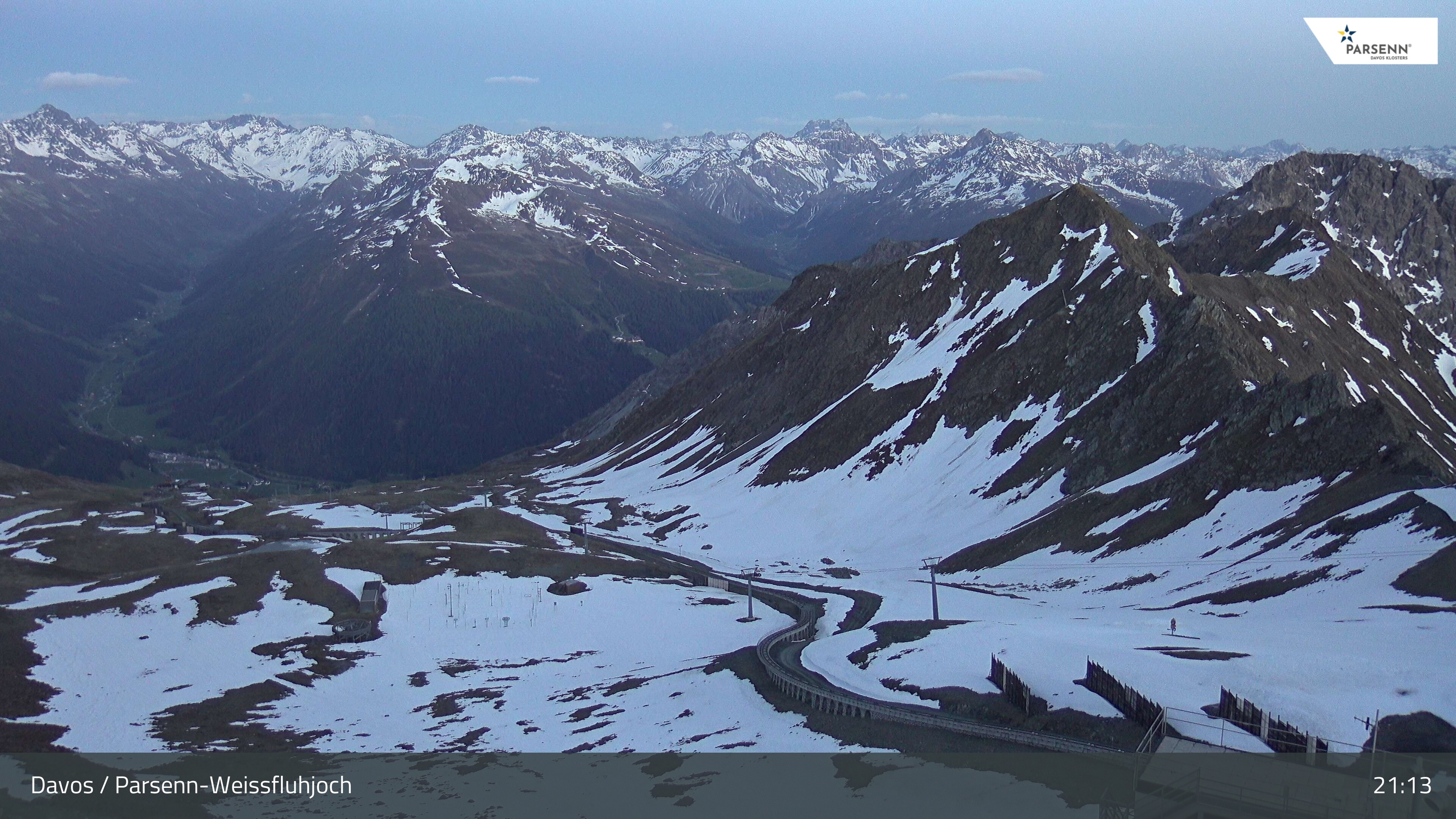 Archiv Foto Webcam Davos Klosters: Parsenn Weissfluhjoch