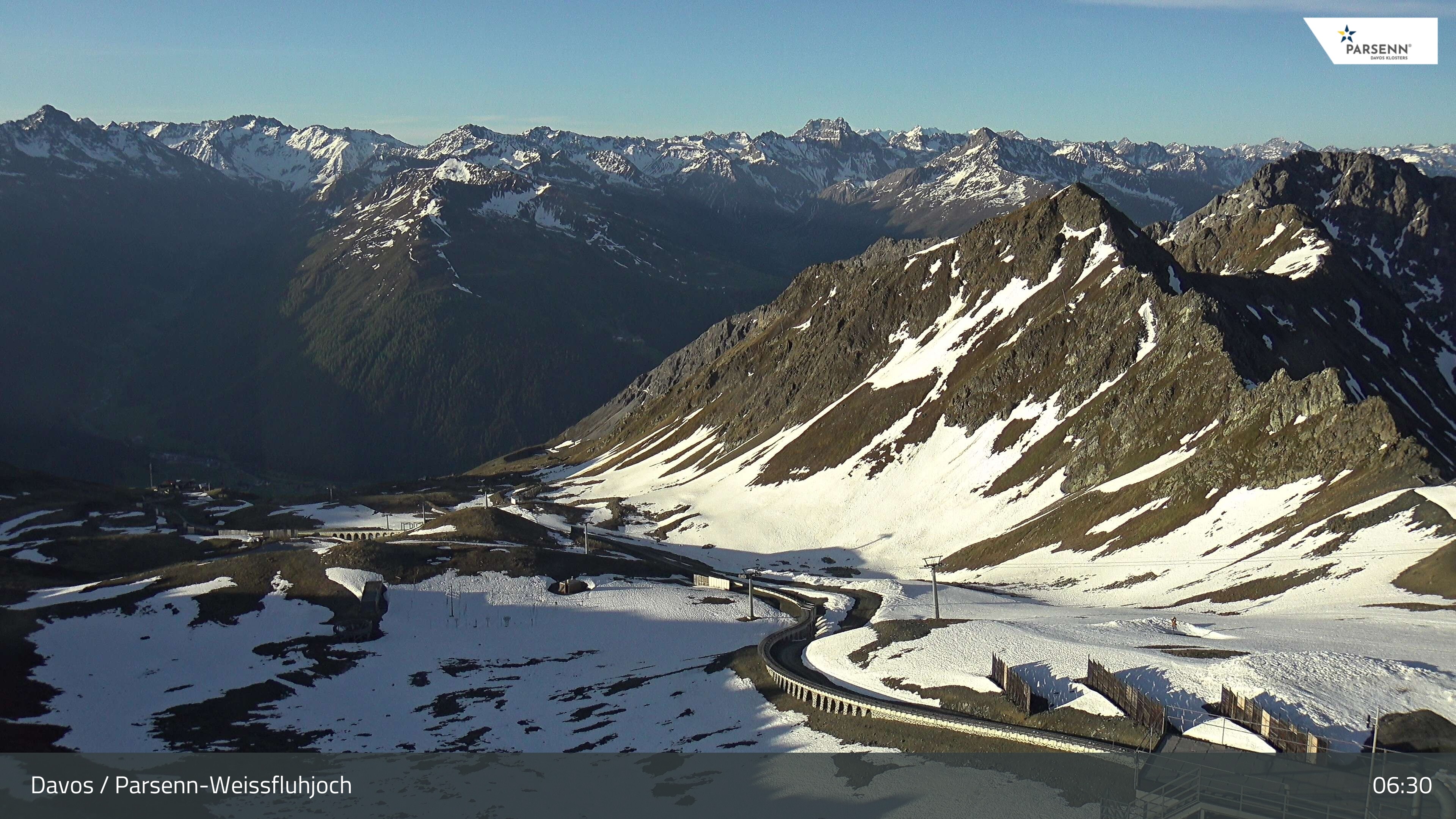 Archived image Webcam Parsenn: Blickrichtung Dorftäli