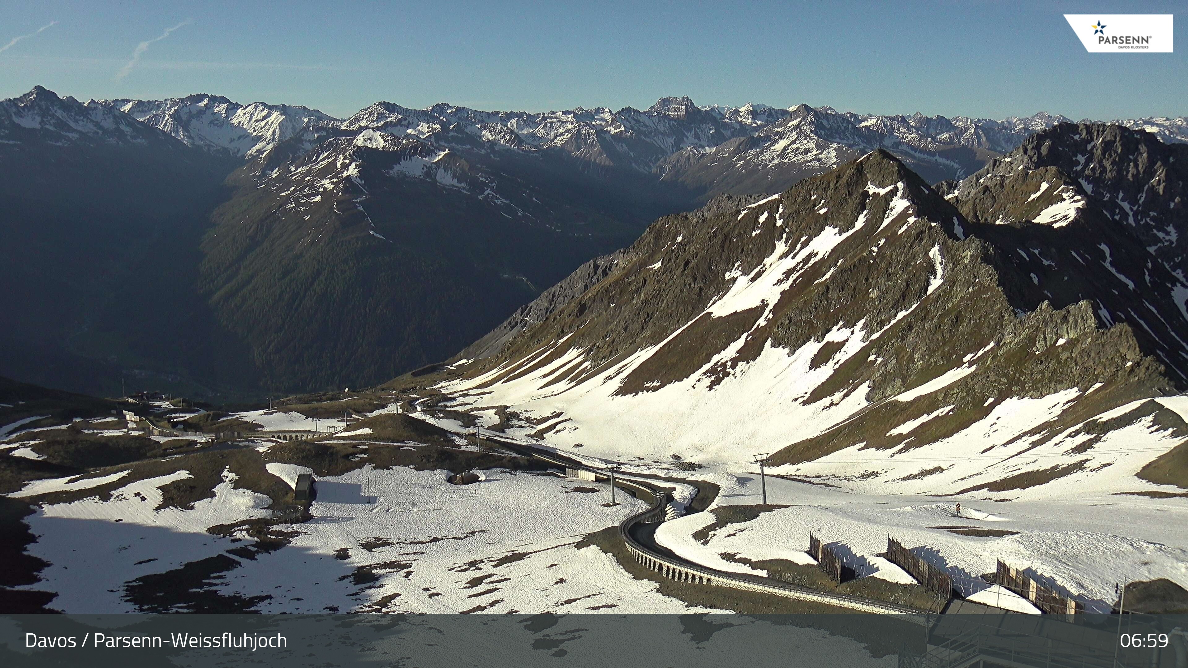 Archived image Webcam Parsenn: Blickrichtung Dorftäli