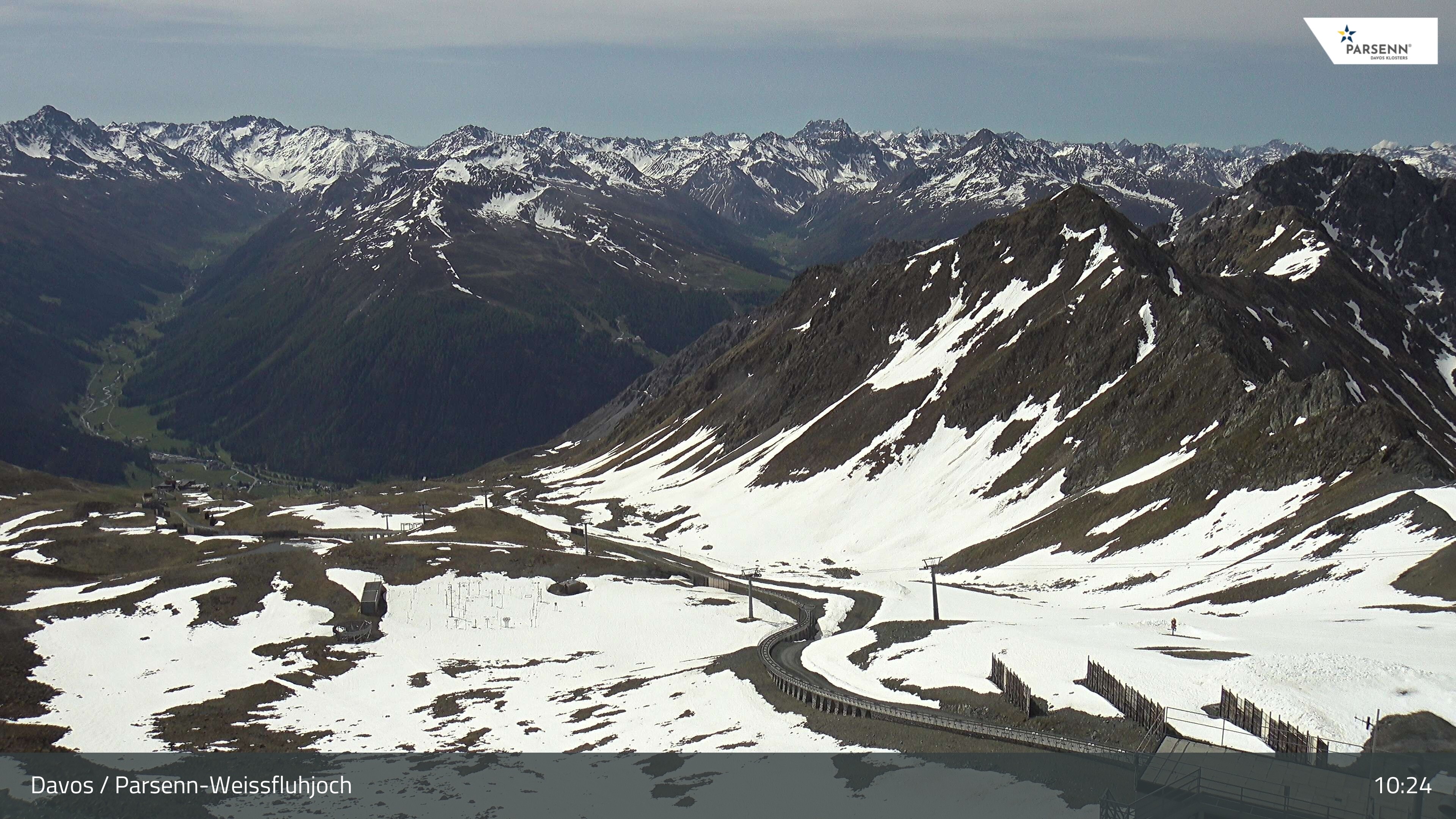 Archived image Webcam Parsenn: Blickrichtung Dorftäli