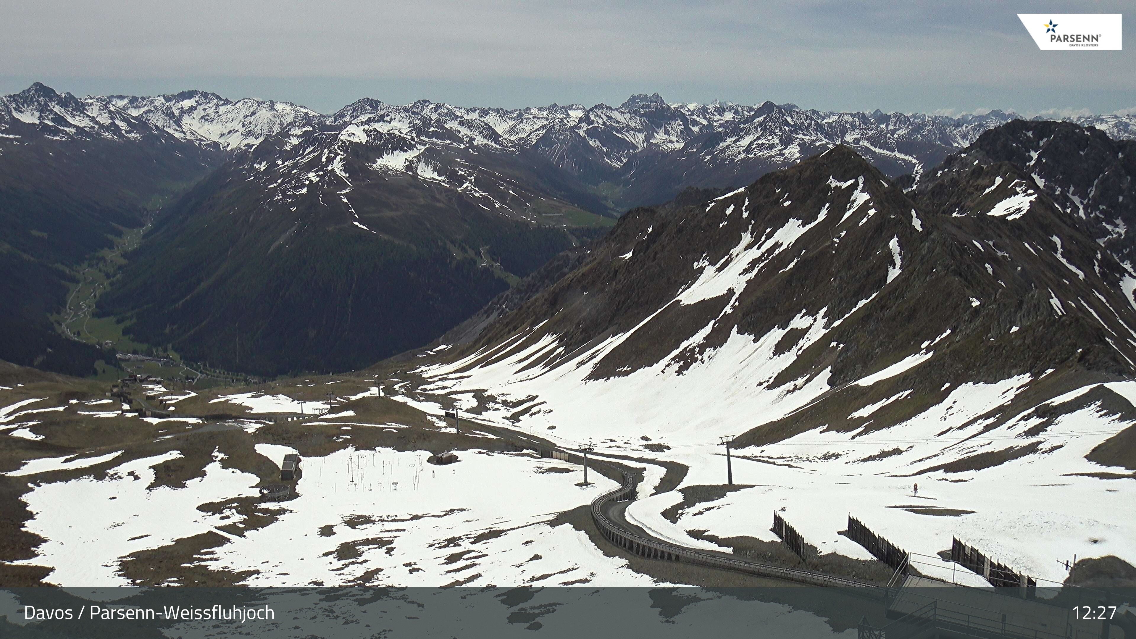 Archived image Webcam Parsenn: Blickrichtung Dorftäli