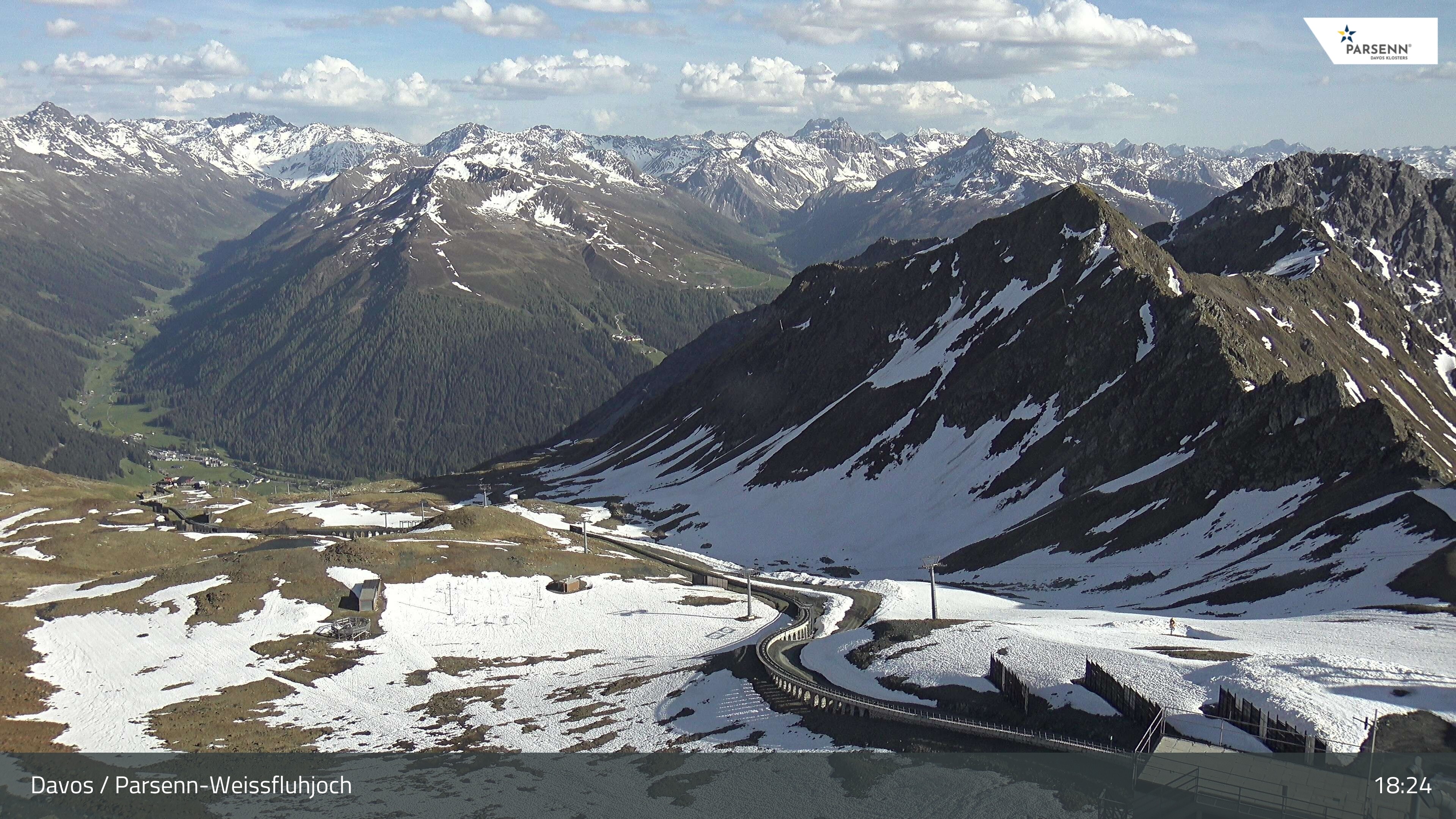 Archived image Webcam Parsenn: Blickrichtung Dorftäli