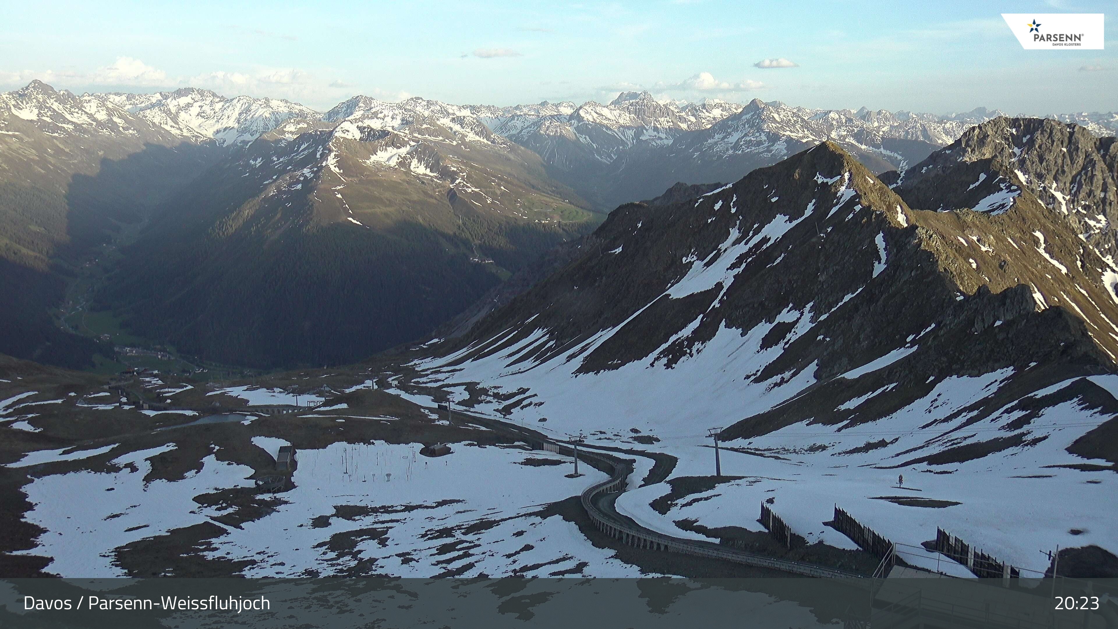 Archived image Webcam Parsenn: Blickrichtung Dorftäli