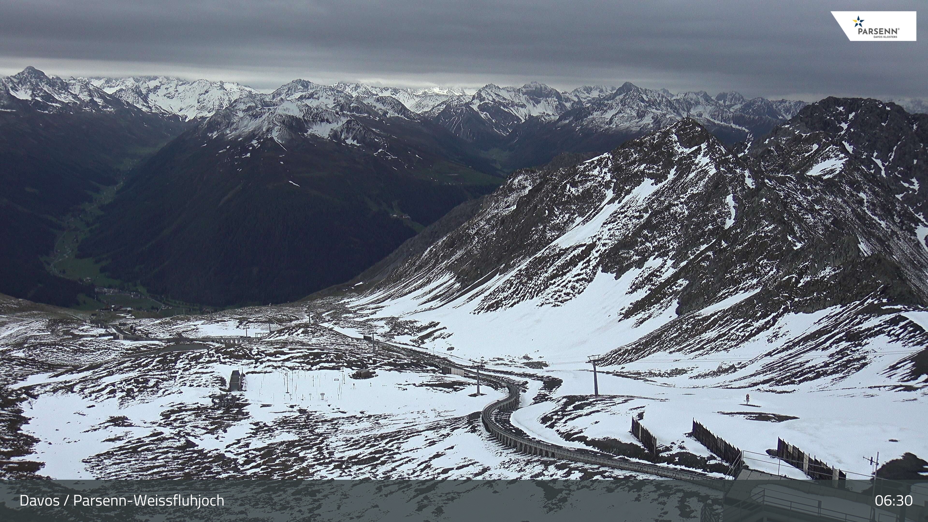 Archiv Foto Webcam Davos Klosters: Parsenn Weissfluhjoch