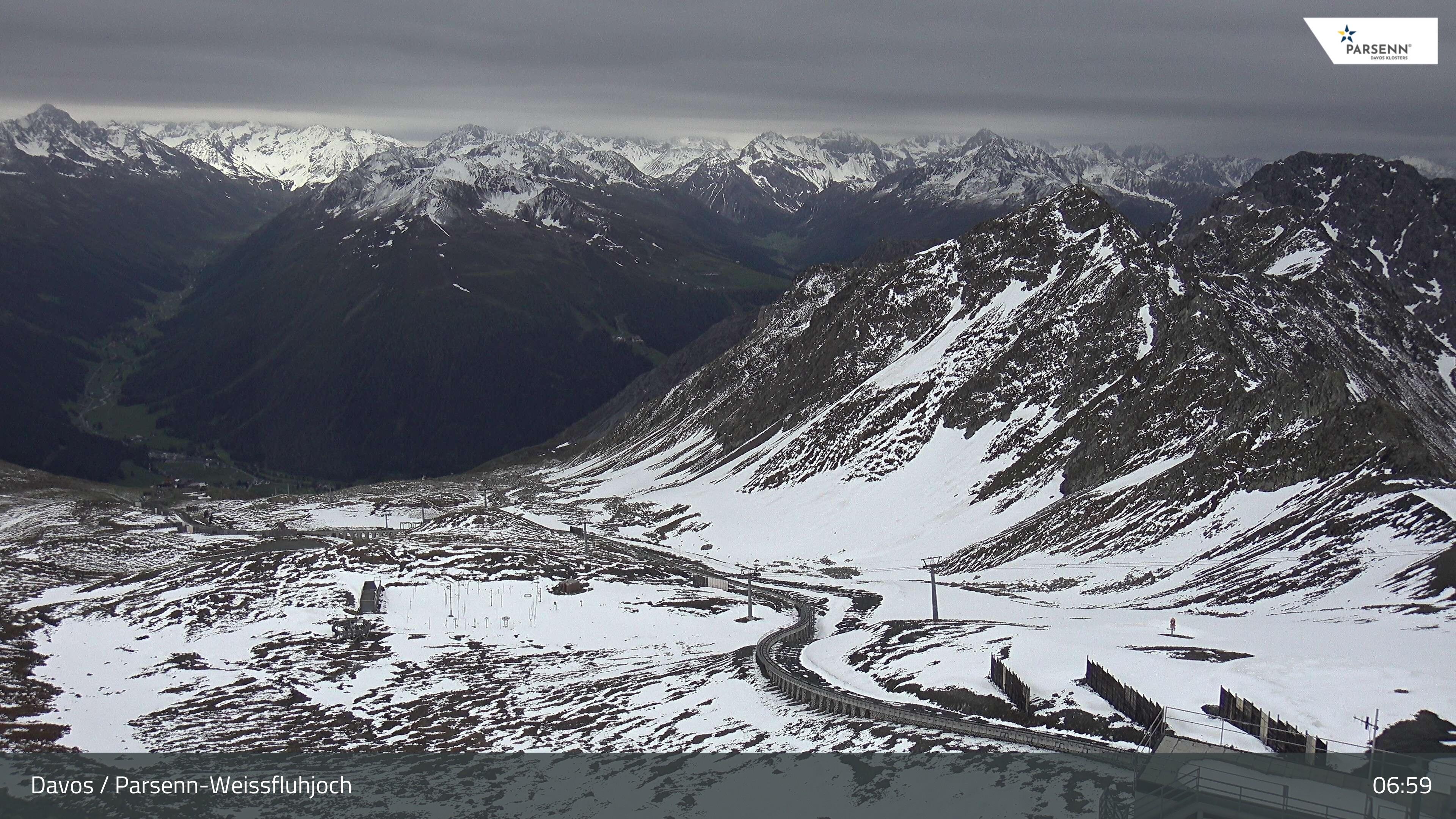 Archiv Foto Webcam Davos Klosters: Parsenn Weissfluhjoch