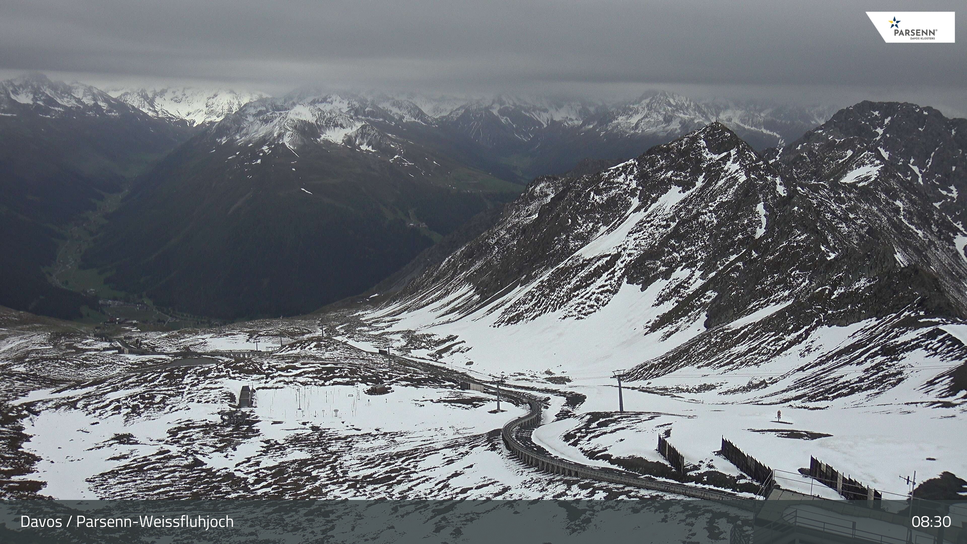 Archiv Foto Webcam Davos Klosters: Parsenn Weissfluhjoch