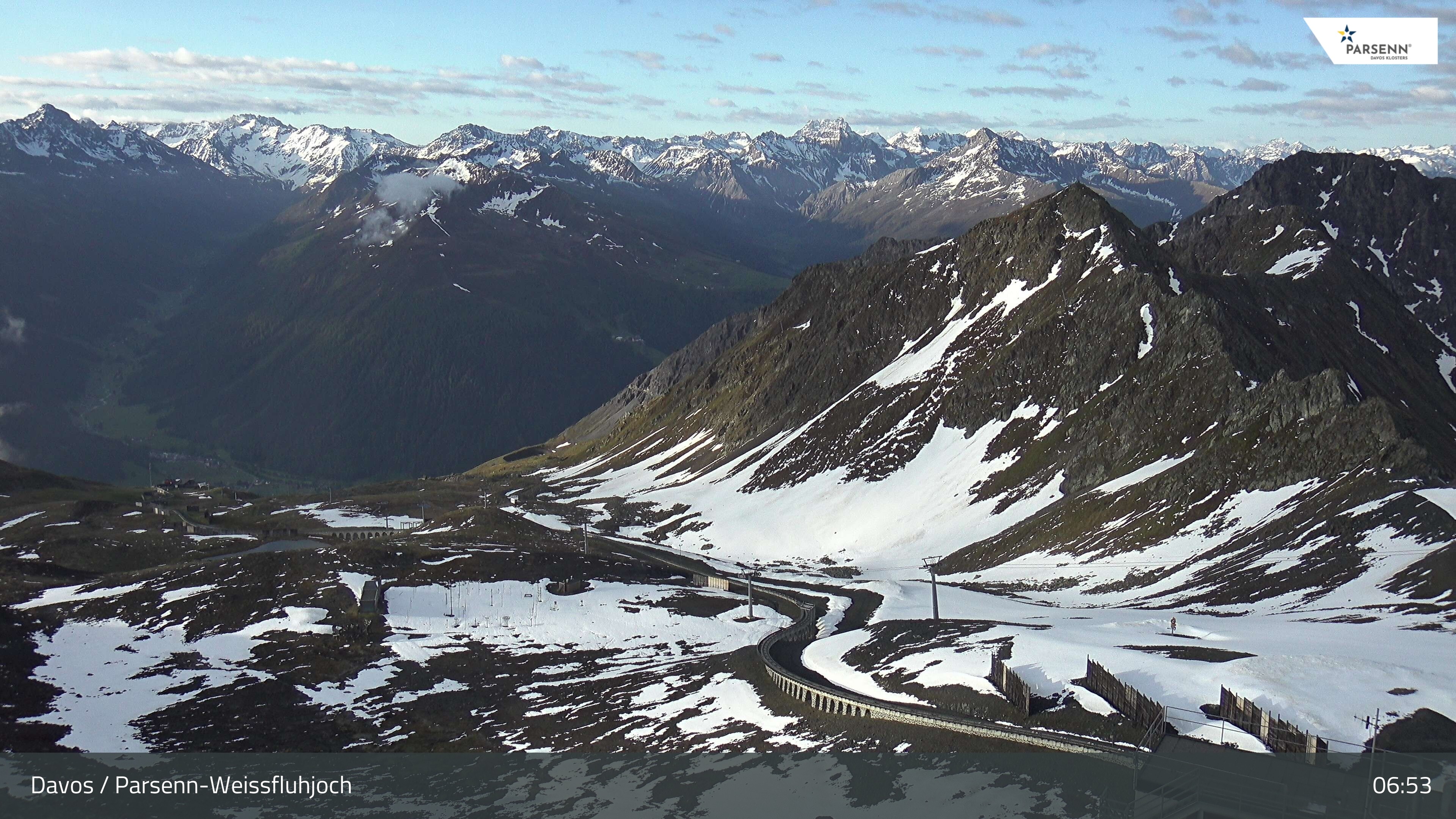 Archiv Foto Webcam Davos Klosters: Parsenn Weissfluhjoch
