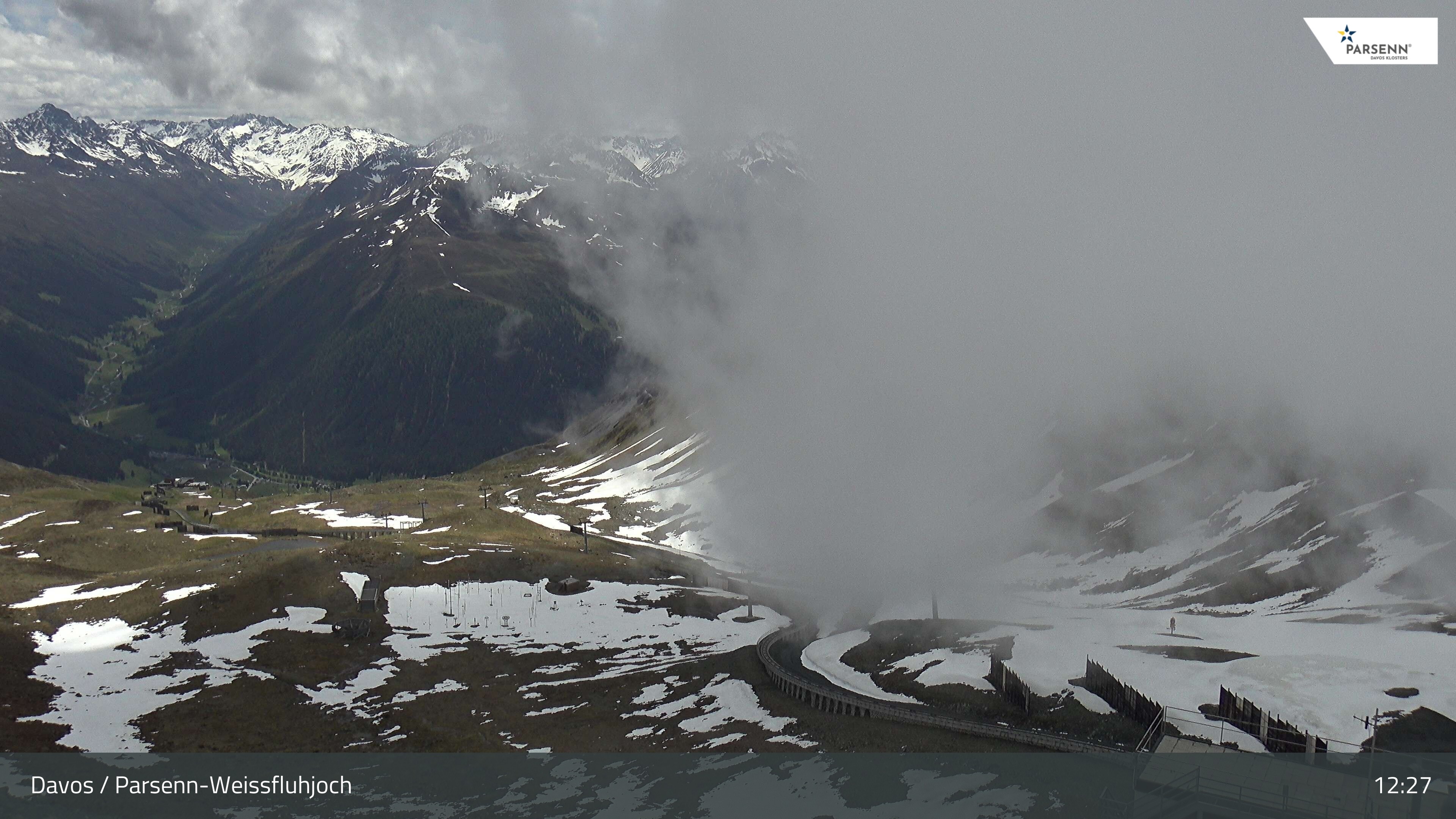 Archiv Foto Webcam Davos Klosters: Parsenn Weissfluhjoch