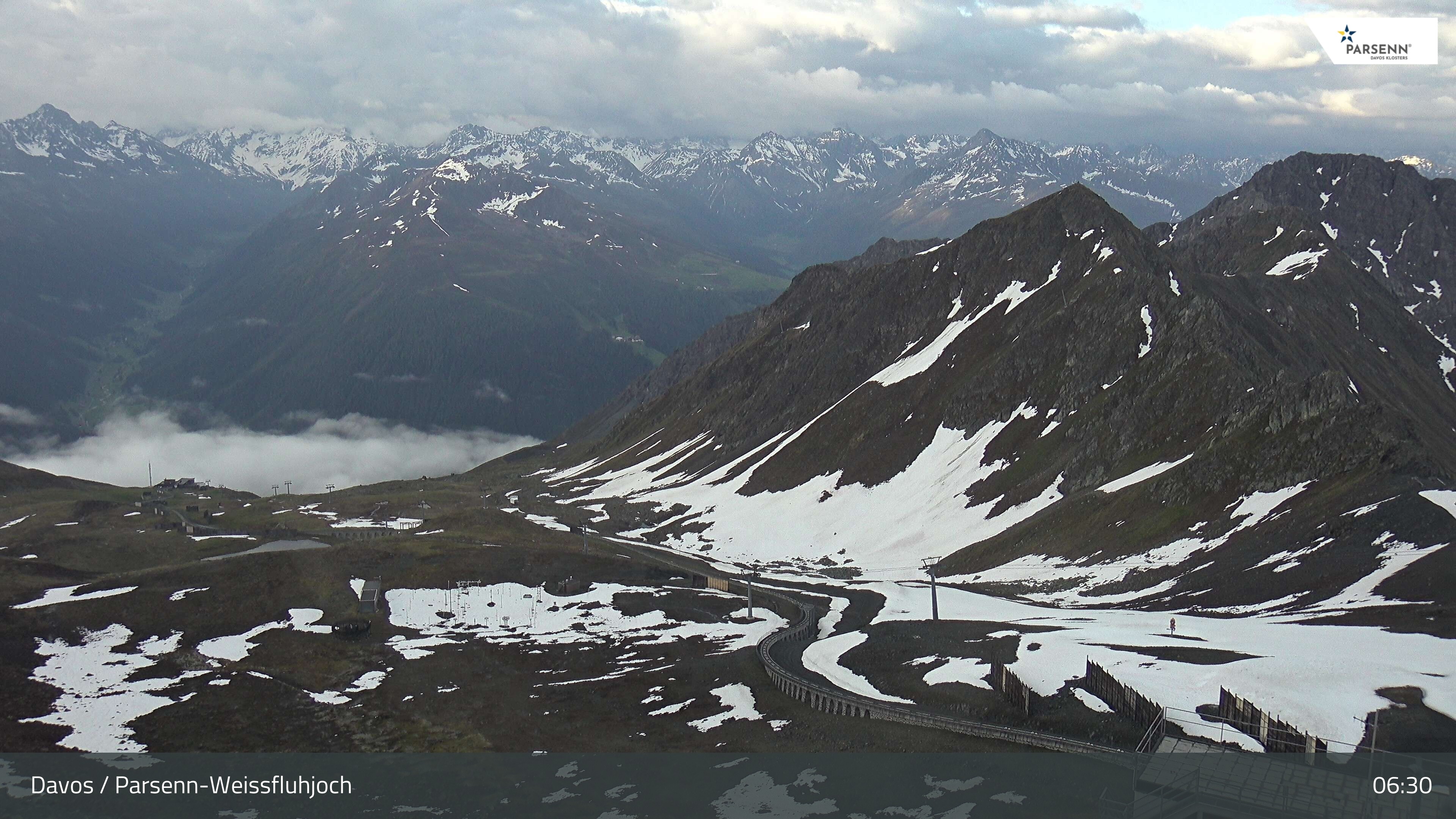 Archived image Webcam Parsenn: Blickrichtung Dorftäli