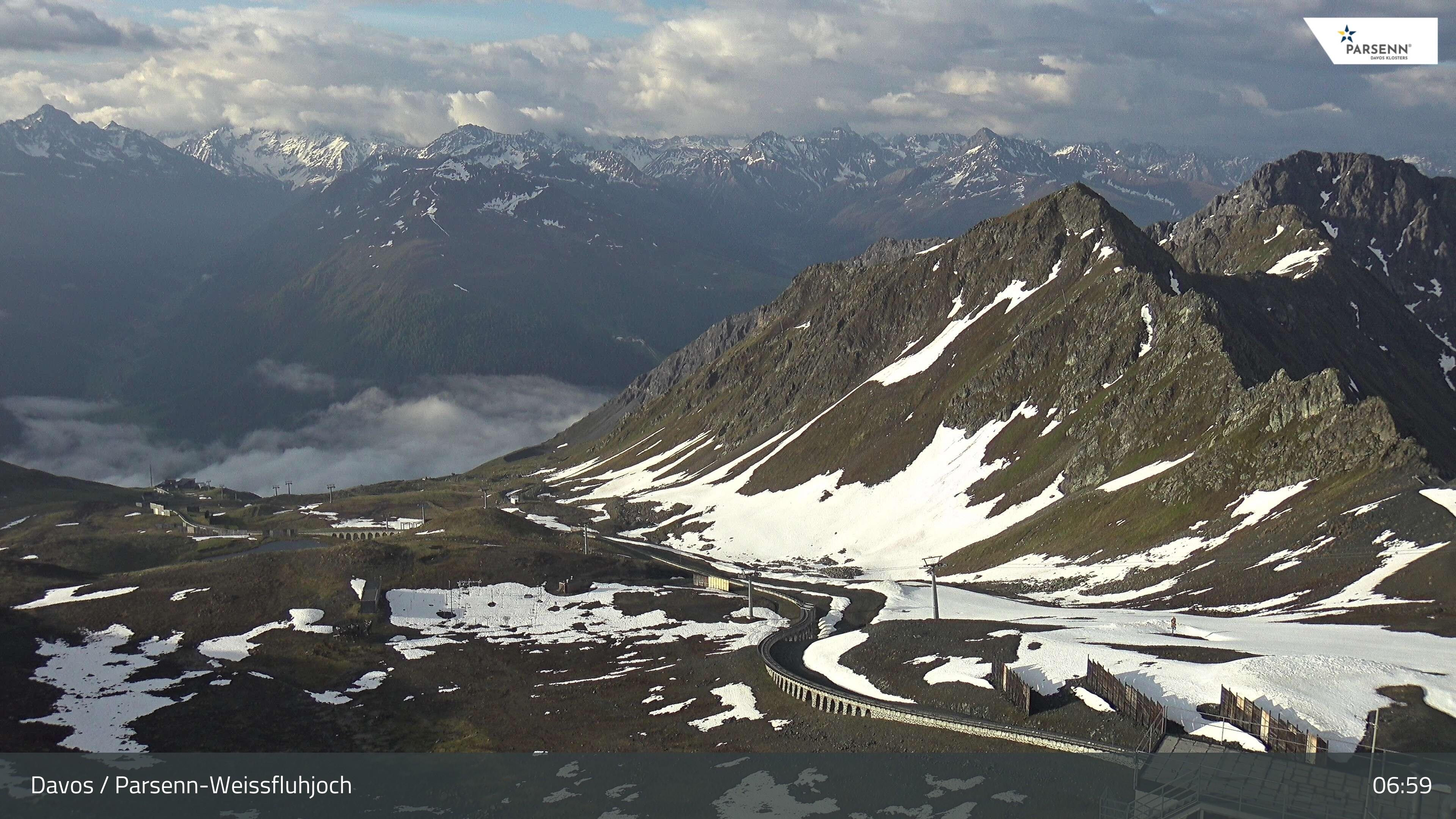 Archived image Webcam Parsenn: Blickrichtung Dorftäli