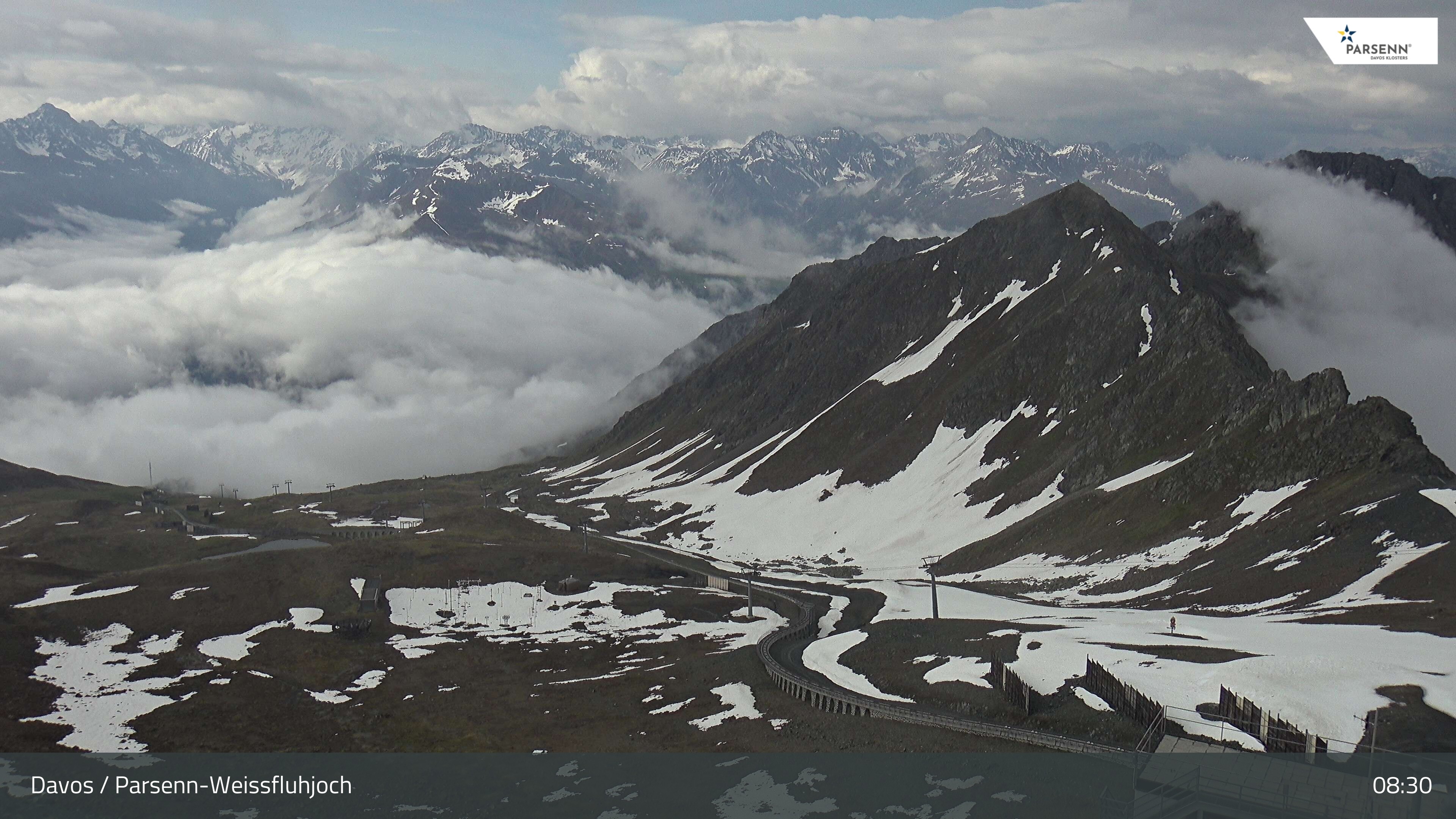 Archived image Webcam Parsenn: Blickrichtung Dorftäli