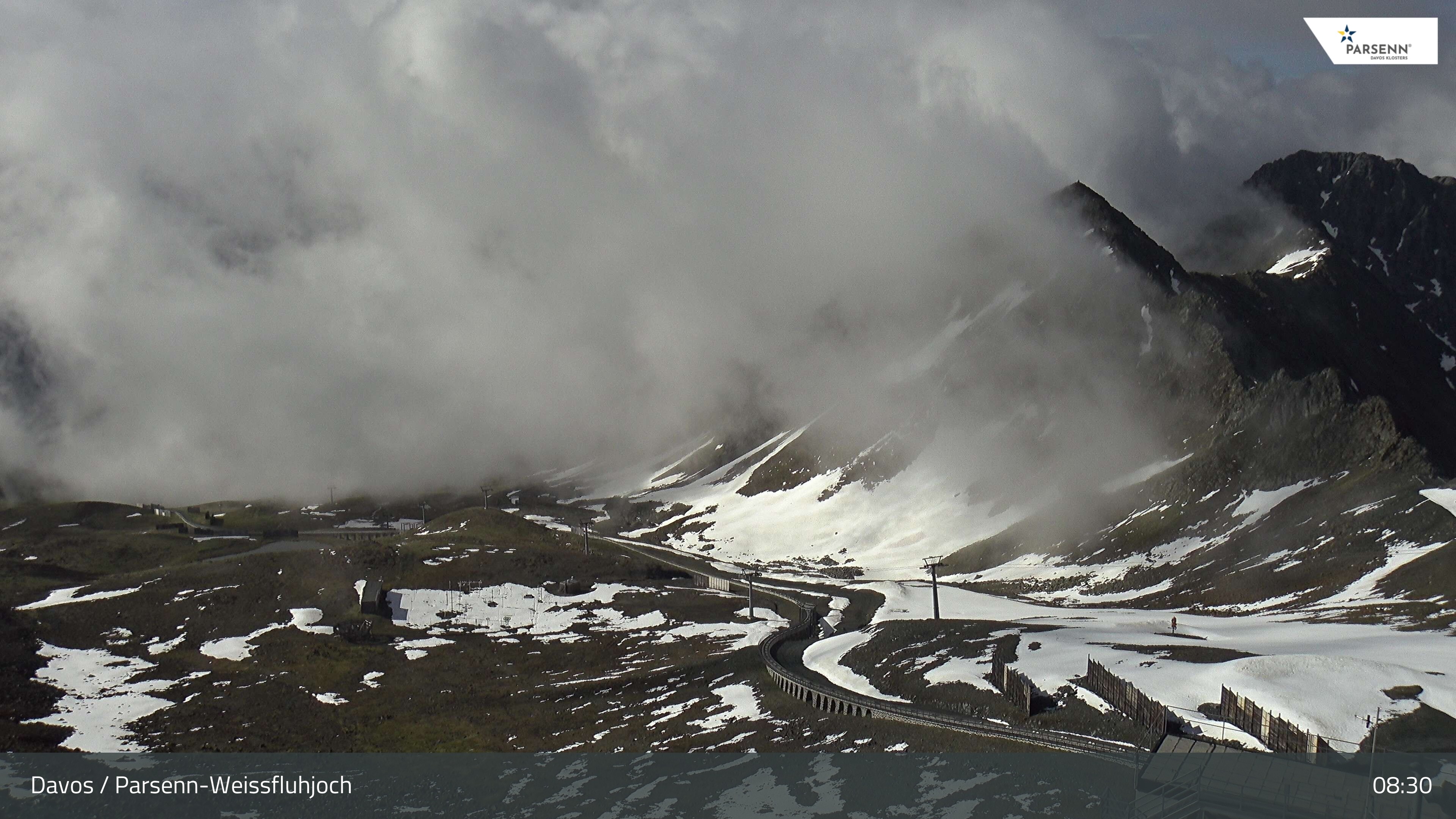 Archived image Webcam Parsenn: Blickrichtung Dorftäli