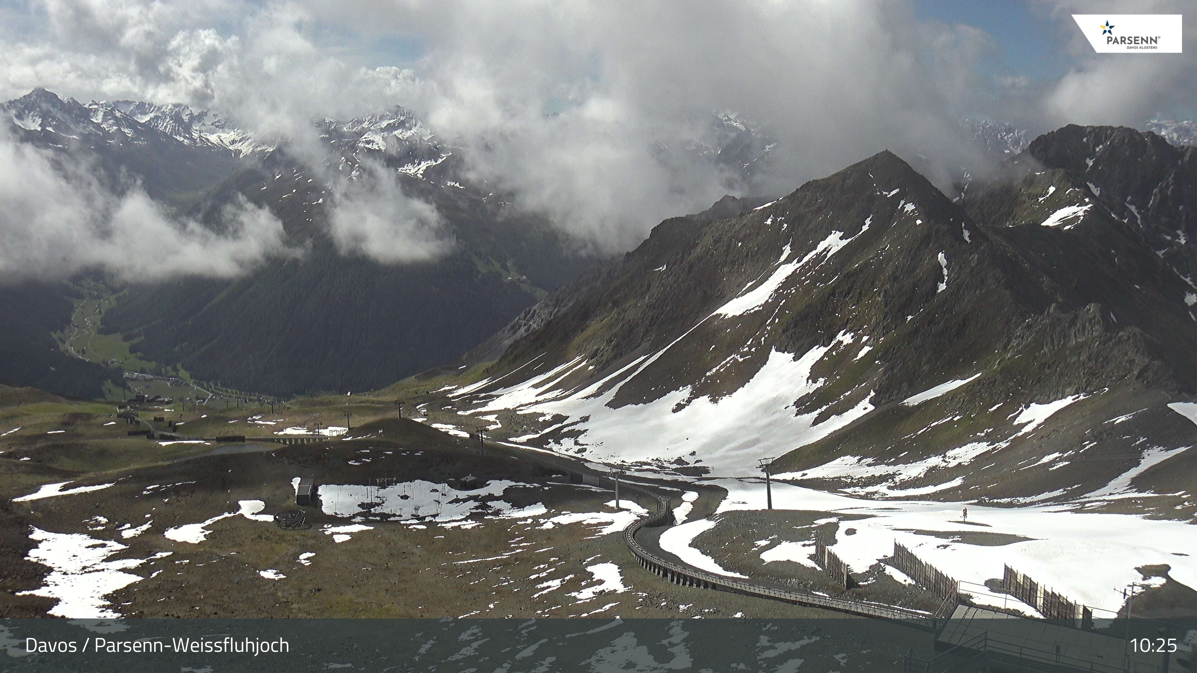 Archived image Webcam Parsenn: Blickrichtung Dorftäli