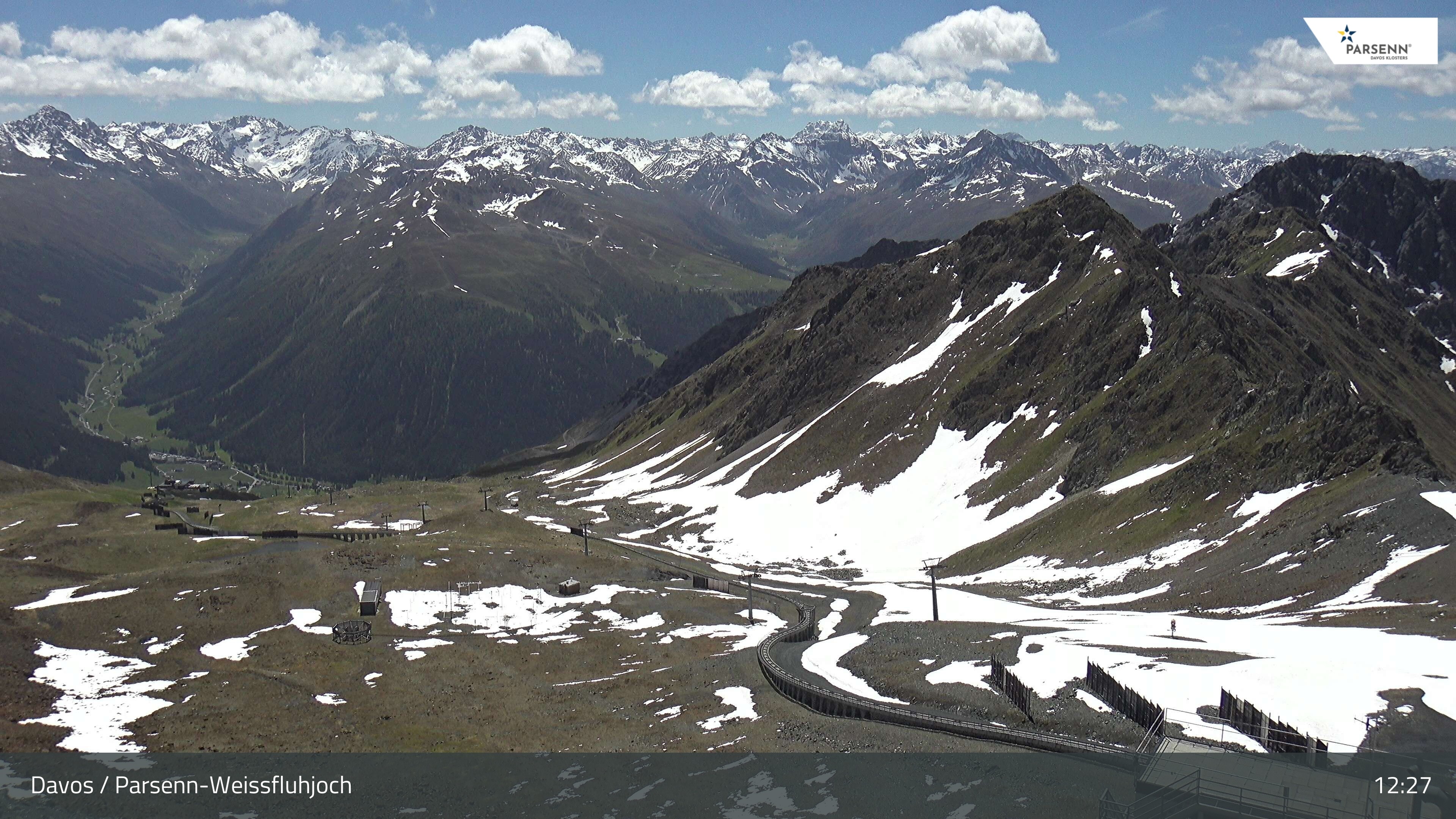 Archiv Foto Webcam Davos Klosters: Parsenn Weissfluhjoch