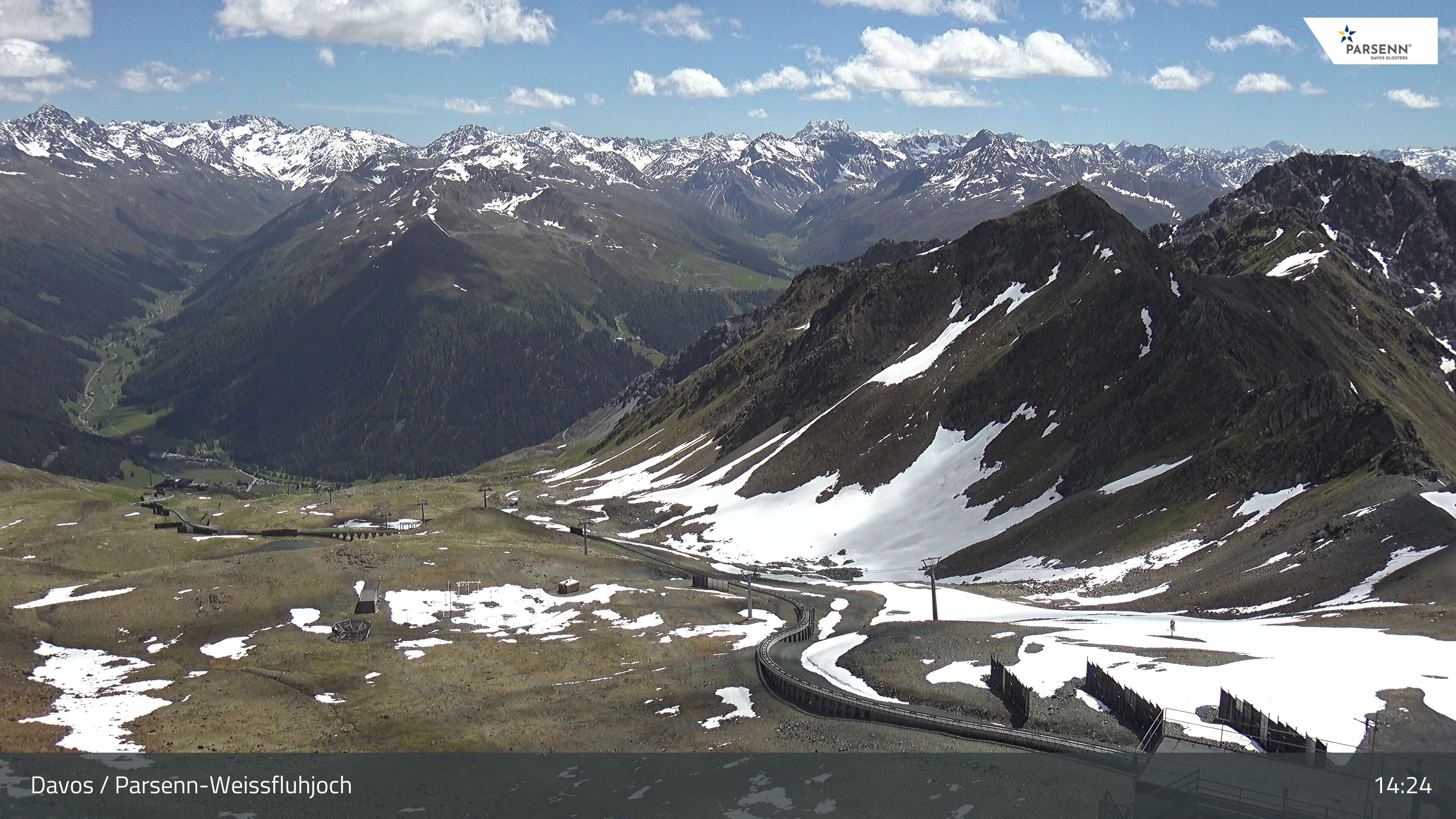 Archiv Foto Webcam Davos Klosters: Parsenn Weissfluhjoch