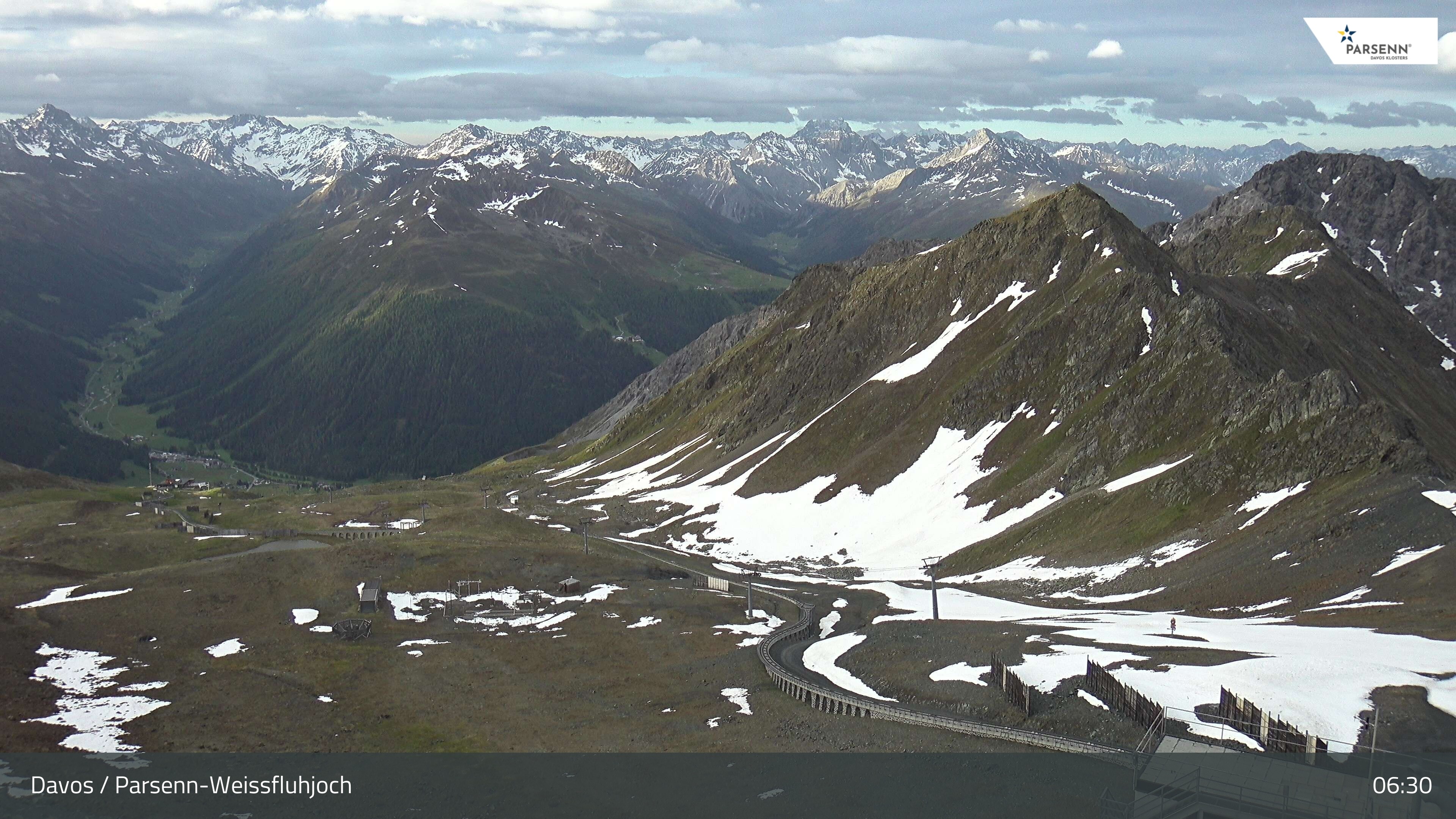 Archiv Foto Webcam Davos Klosters: Parsenn Weissfluhjoch