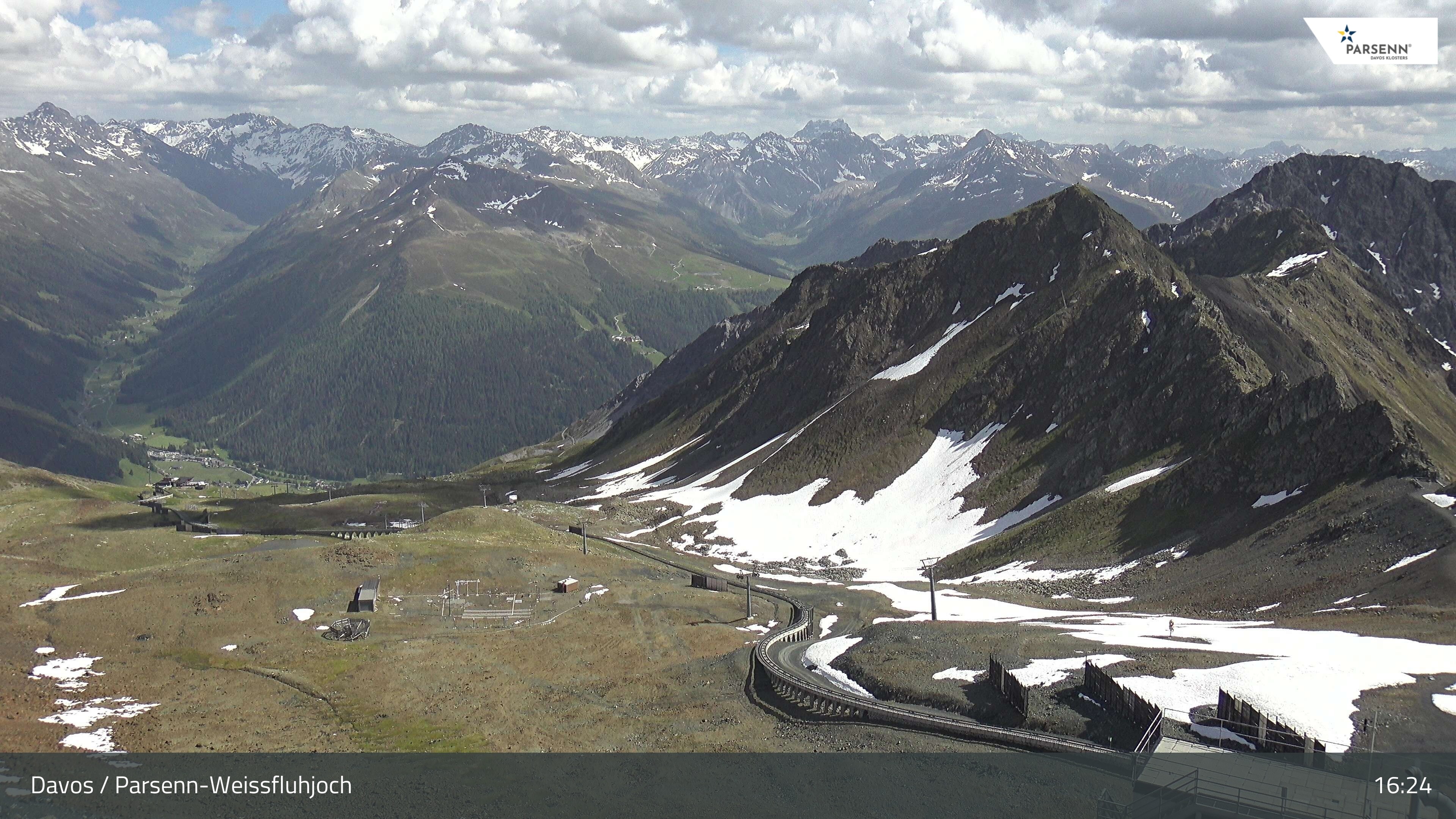 Archiv Foto Webcam Davos Klosters: Parsenn Weissfluhjoch